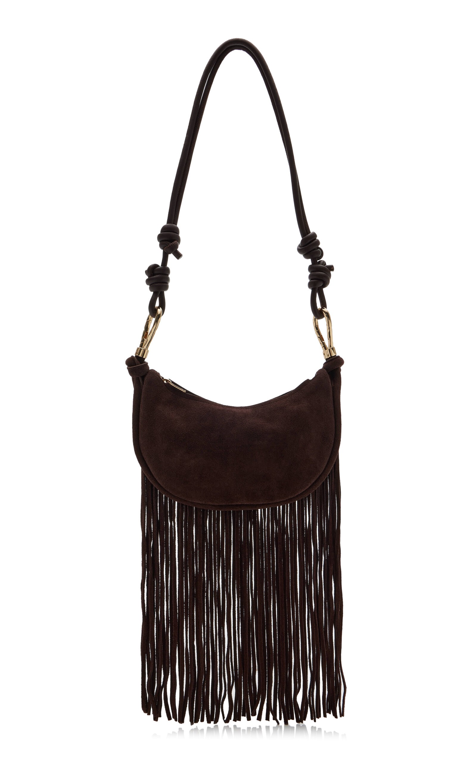 SIMKHAI Avery Fringed Suede Crossbody Bag - Women's Bags