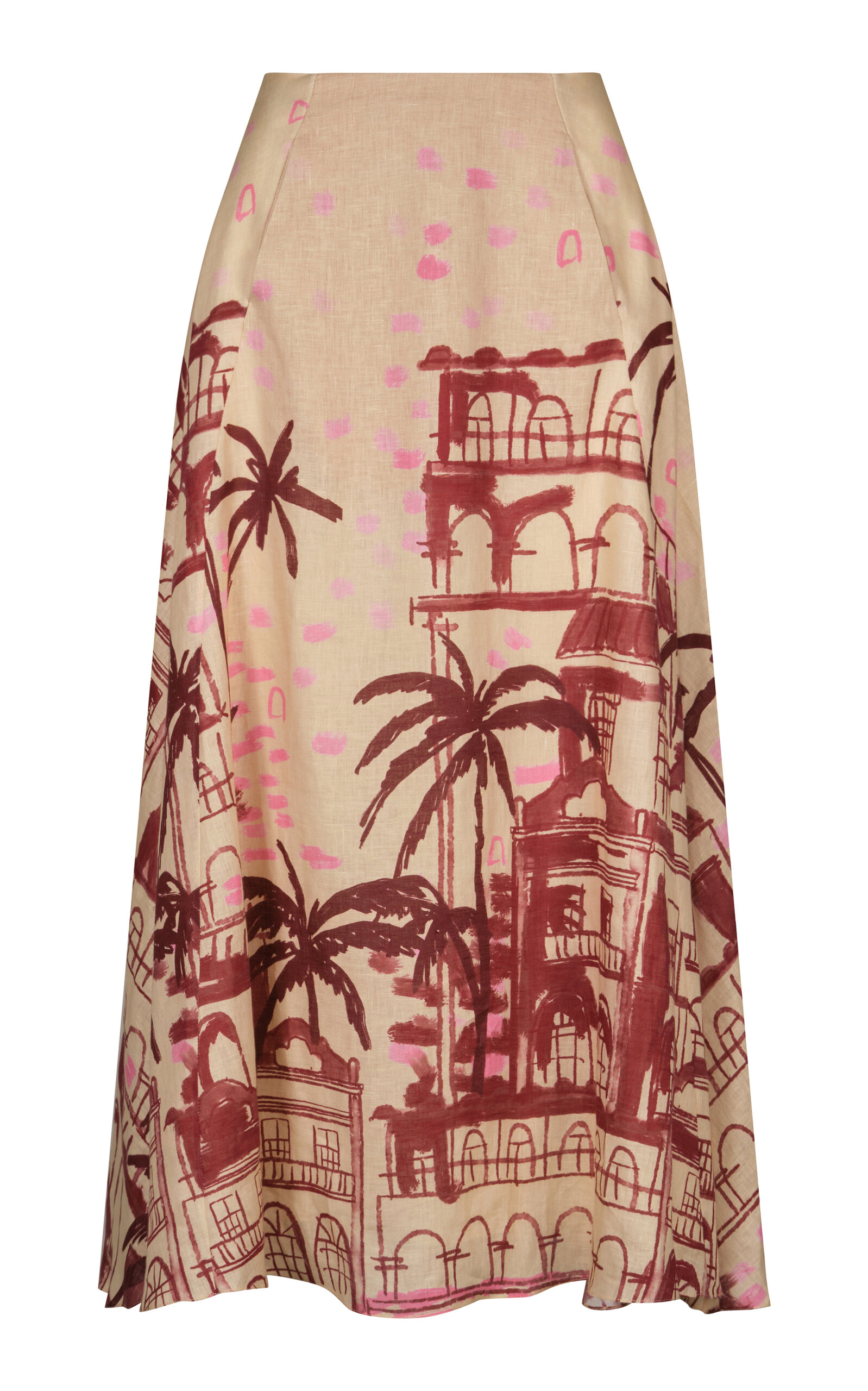 Steps Of Joy Linen Maxi Skirt