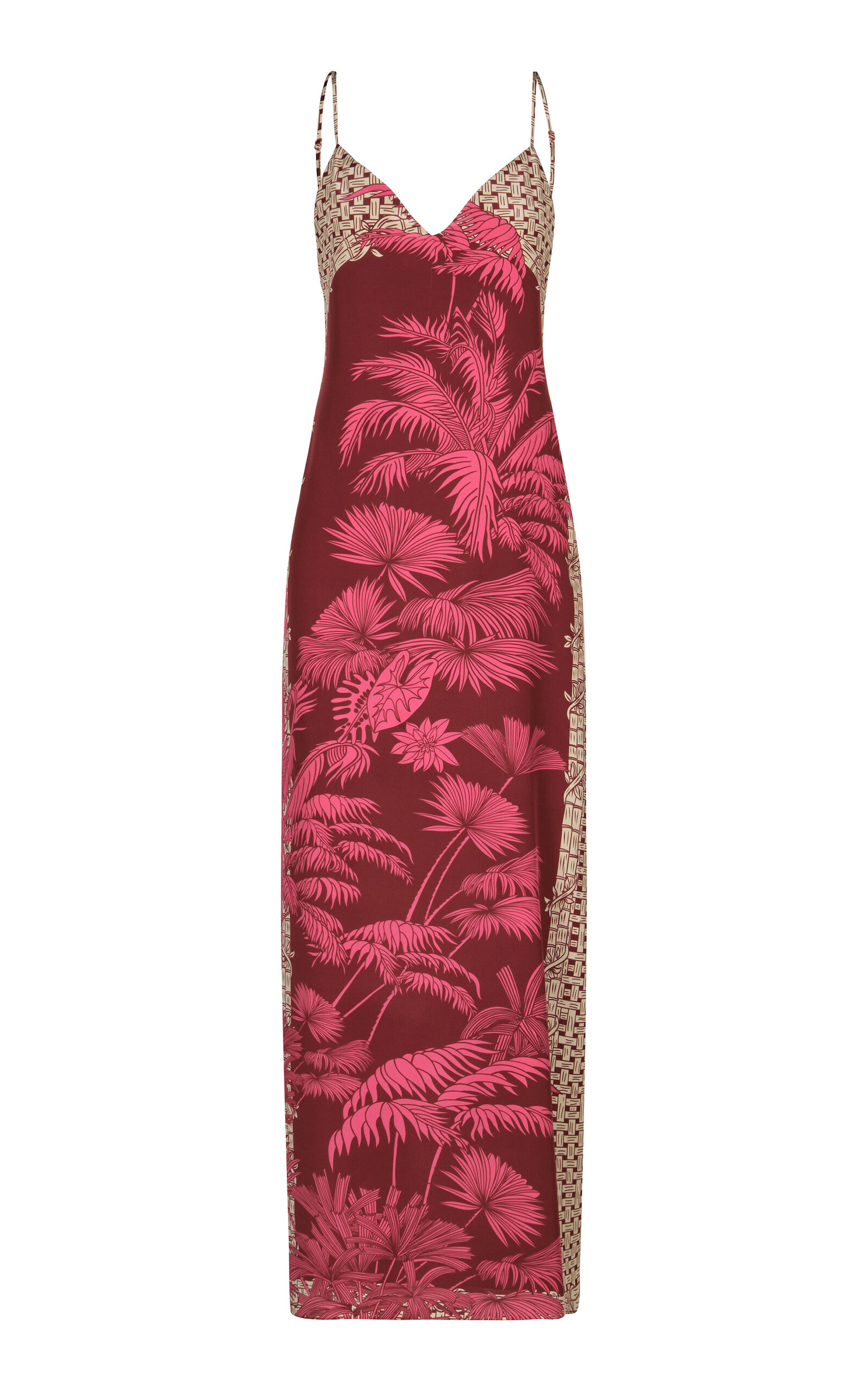 Johanna Ortiz Tropical Harmony Silk Maxi Dress