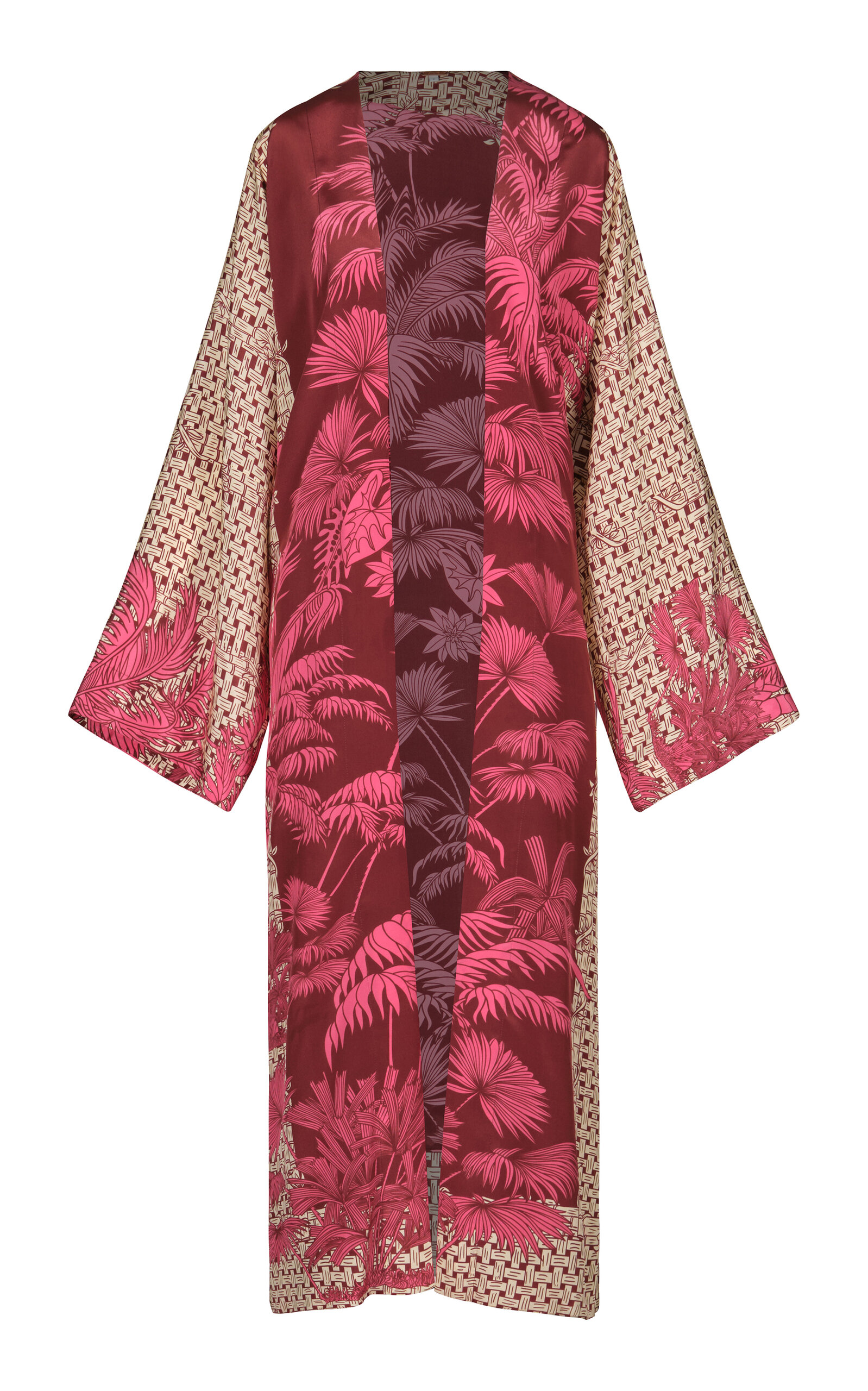 Tropical Romance Silk Kimono