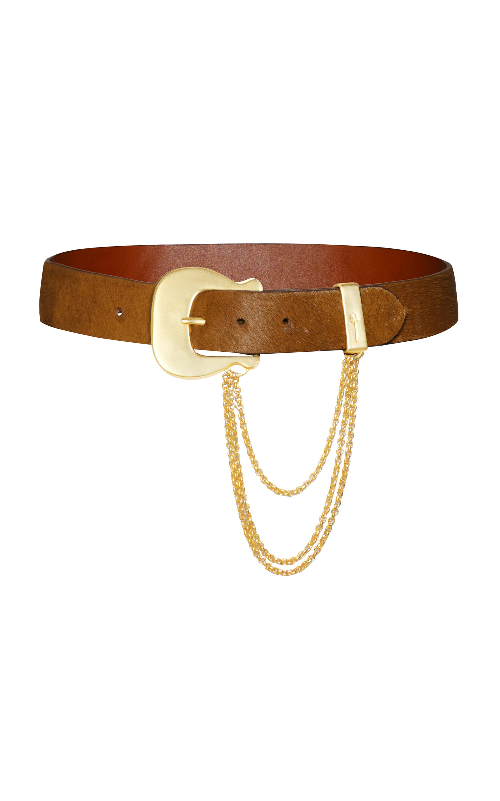 Johanna Ortiz Twist Od Heritage Leather Belt - Brown