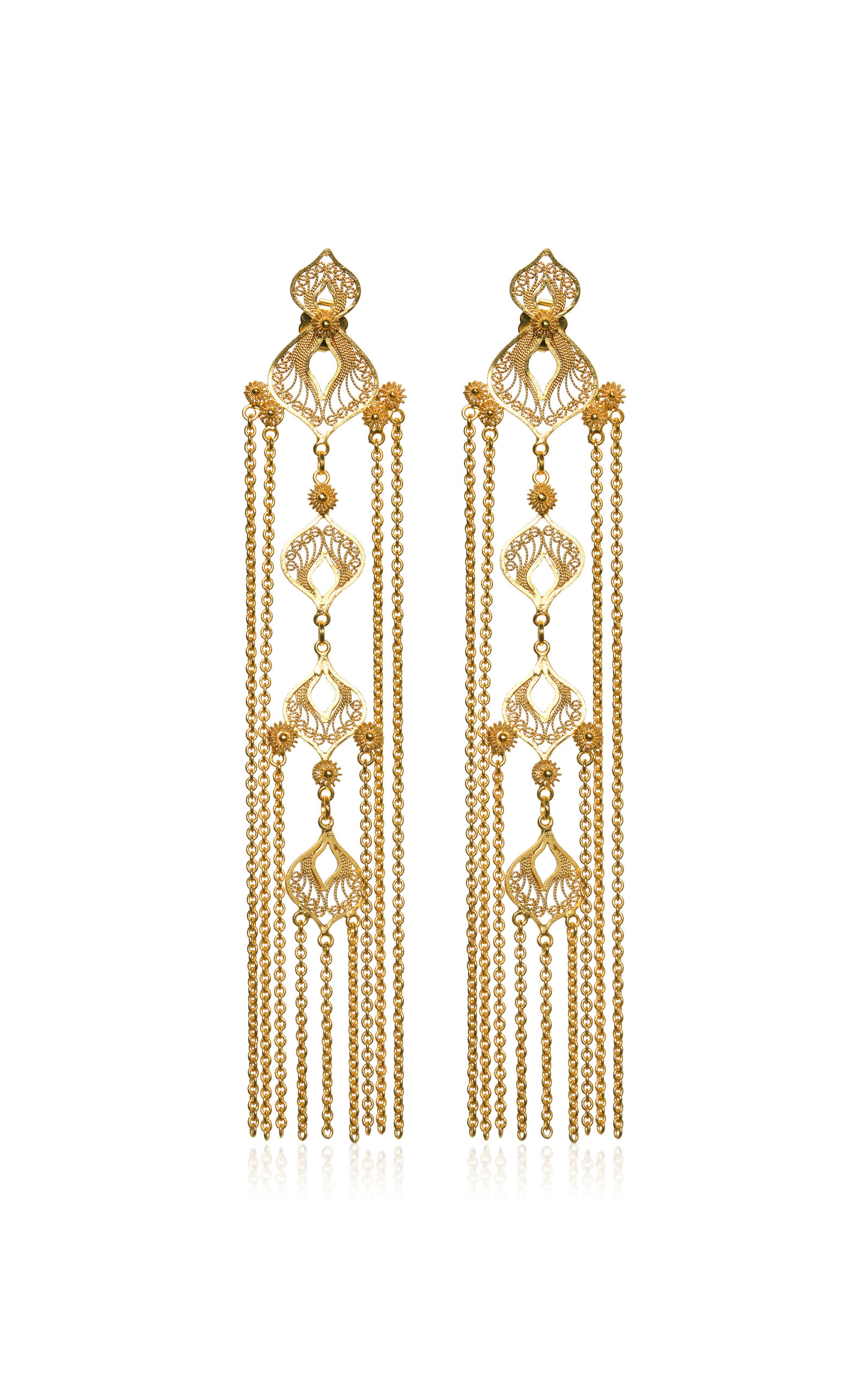 Johanna Ortiz Liberation Drop Earrings - Gold - OS - Moda Operandi