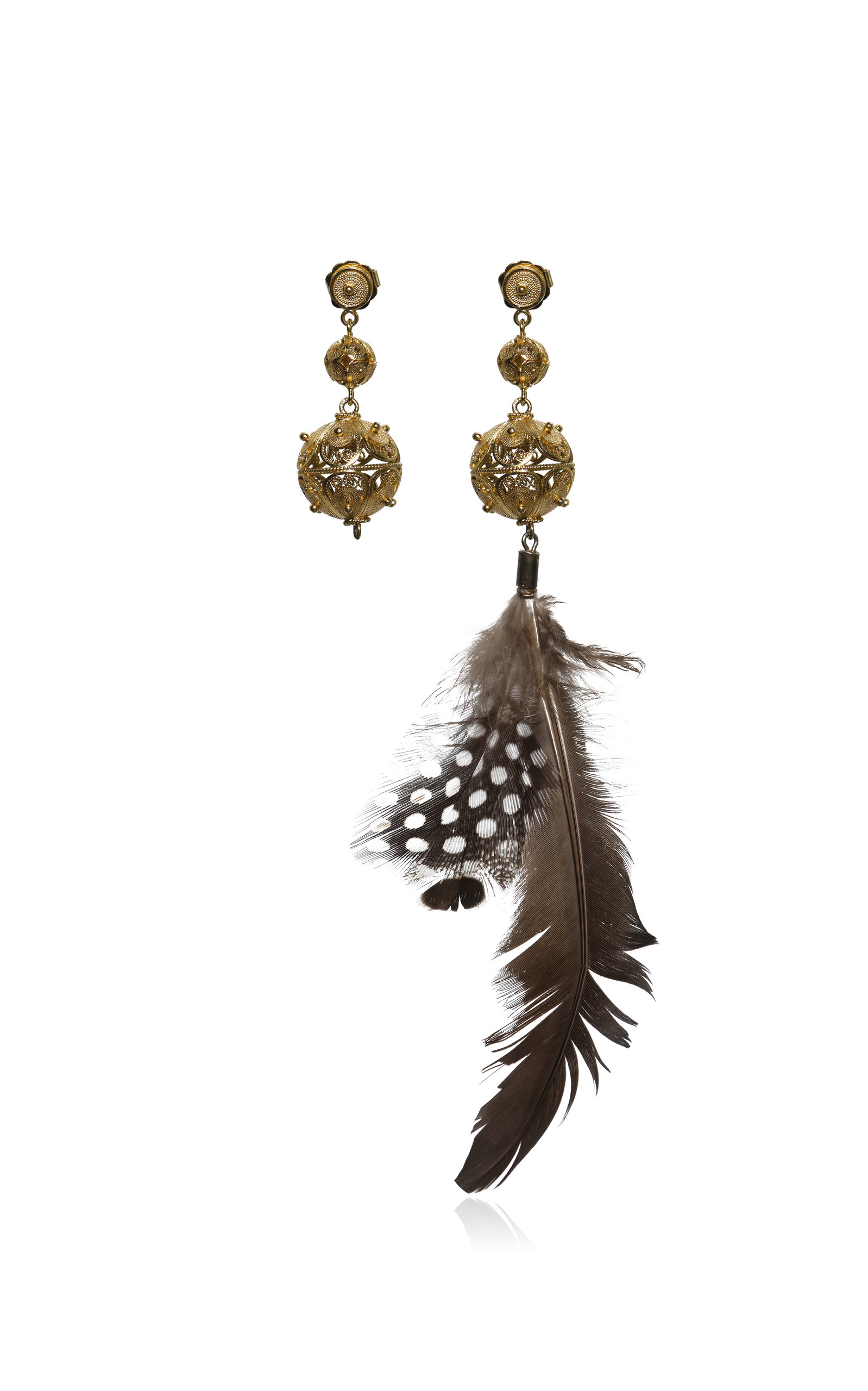 Johanna Ortiz Moonlit Rhythm Earrings In Gold