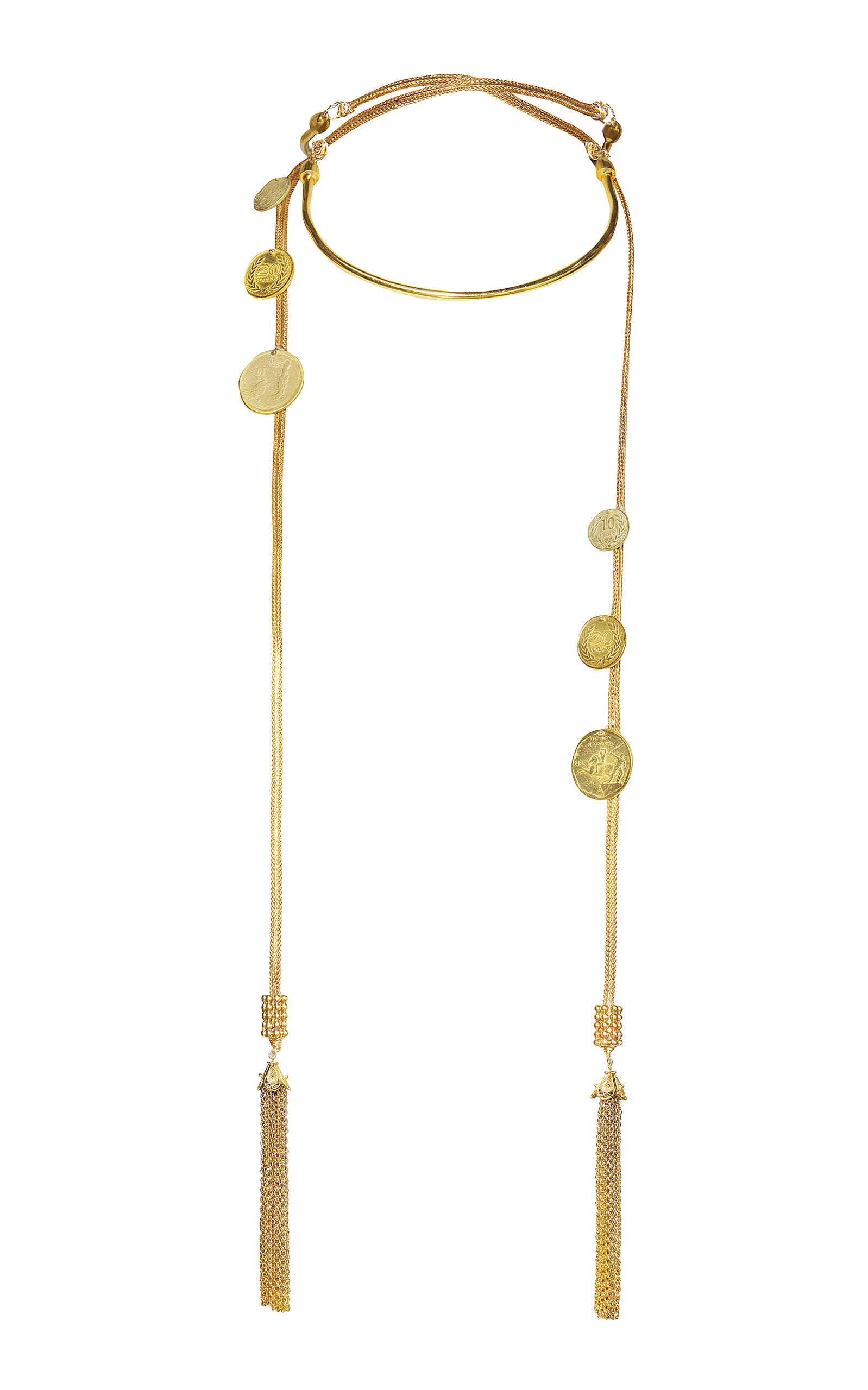 Johanna Ortiz Tides Of Sound Wrap Necklace - Gold - OS - Moda Operandi