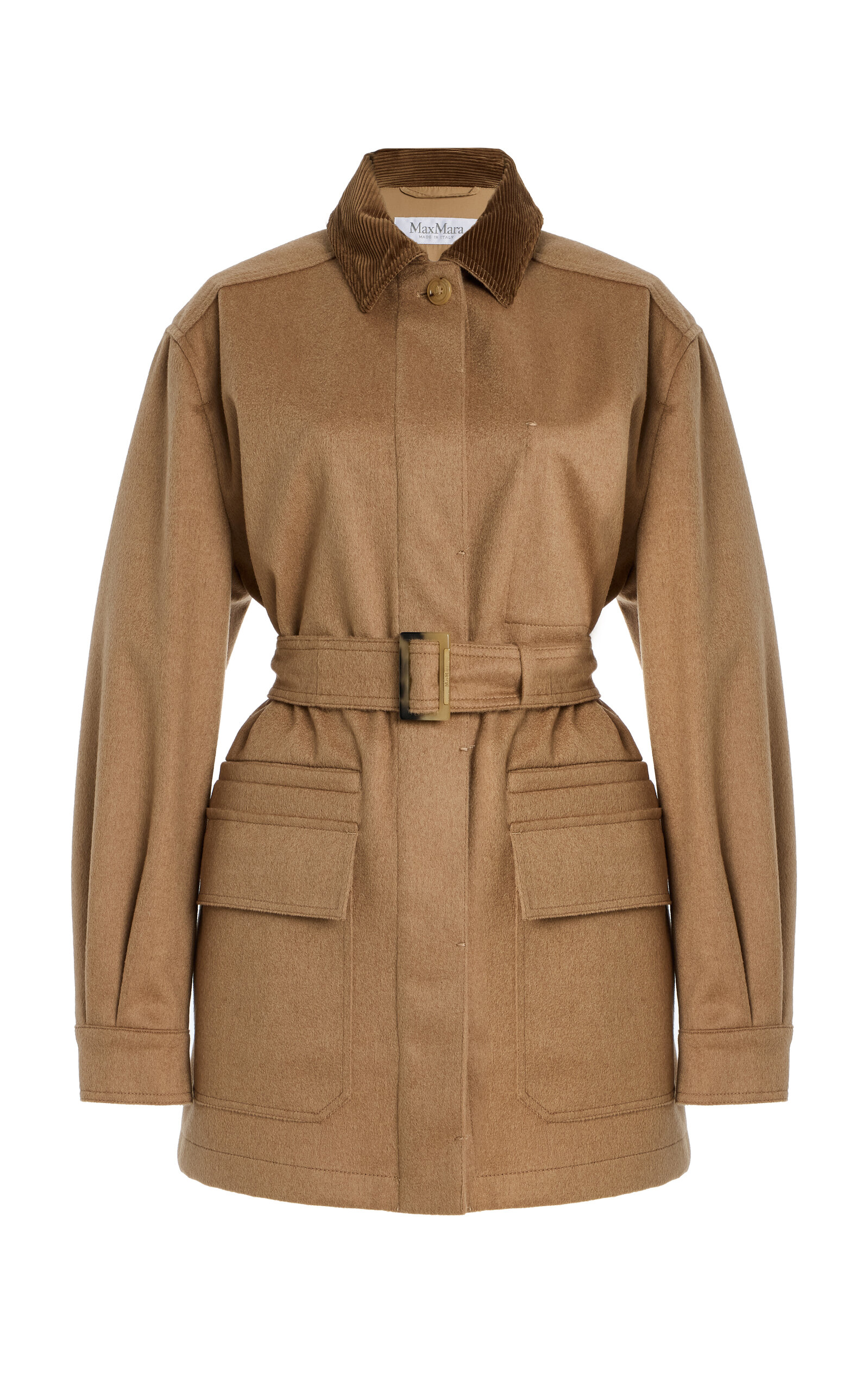 Max Mara Leva Cashmere Jacket In Brown