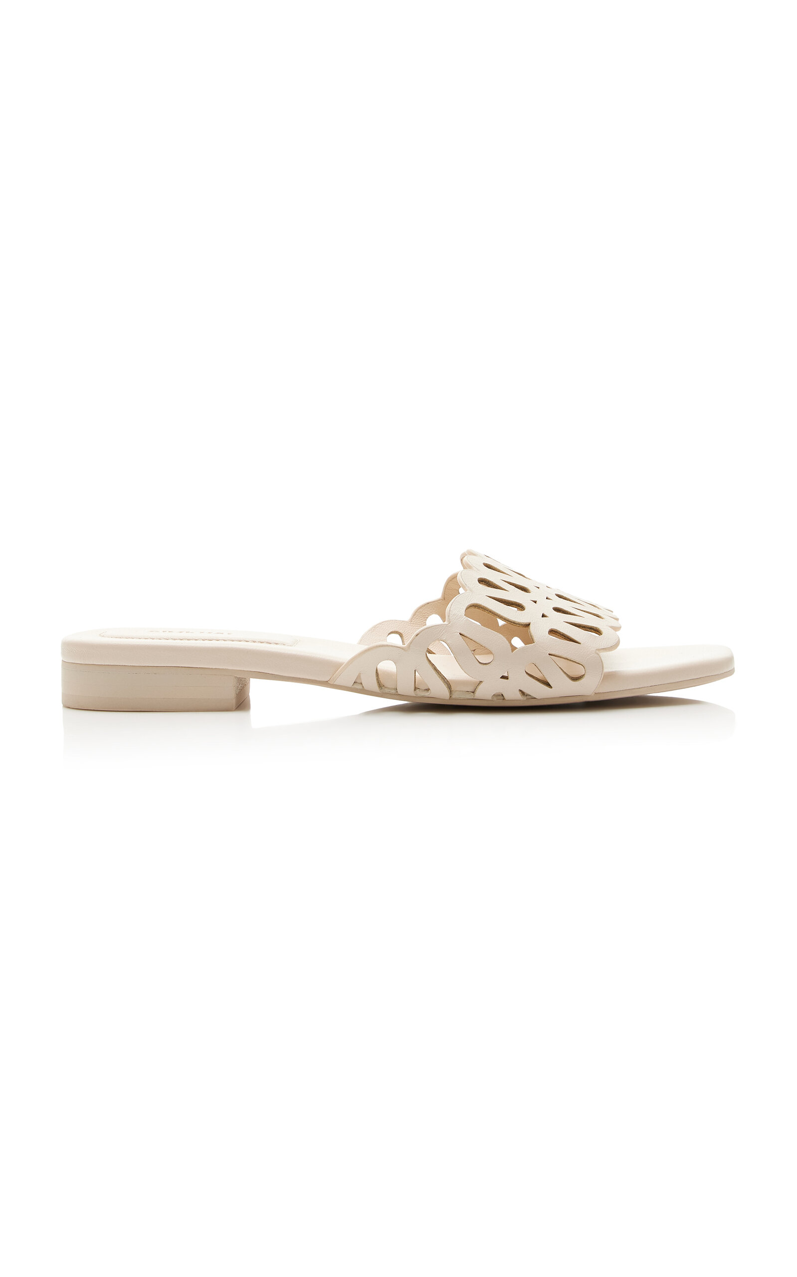 SIMKHAI McCall Laser-Cut Leather Sandals