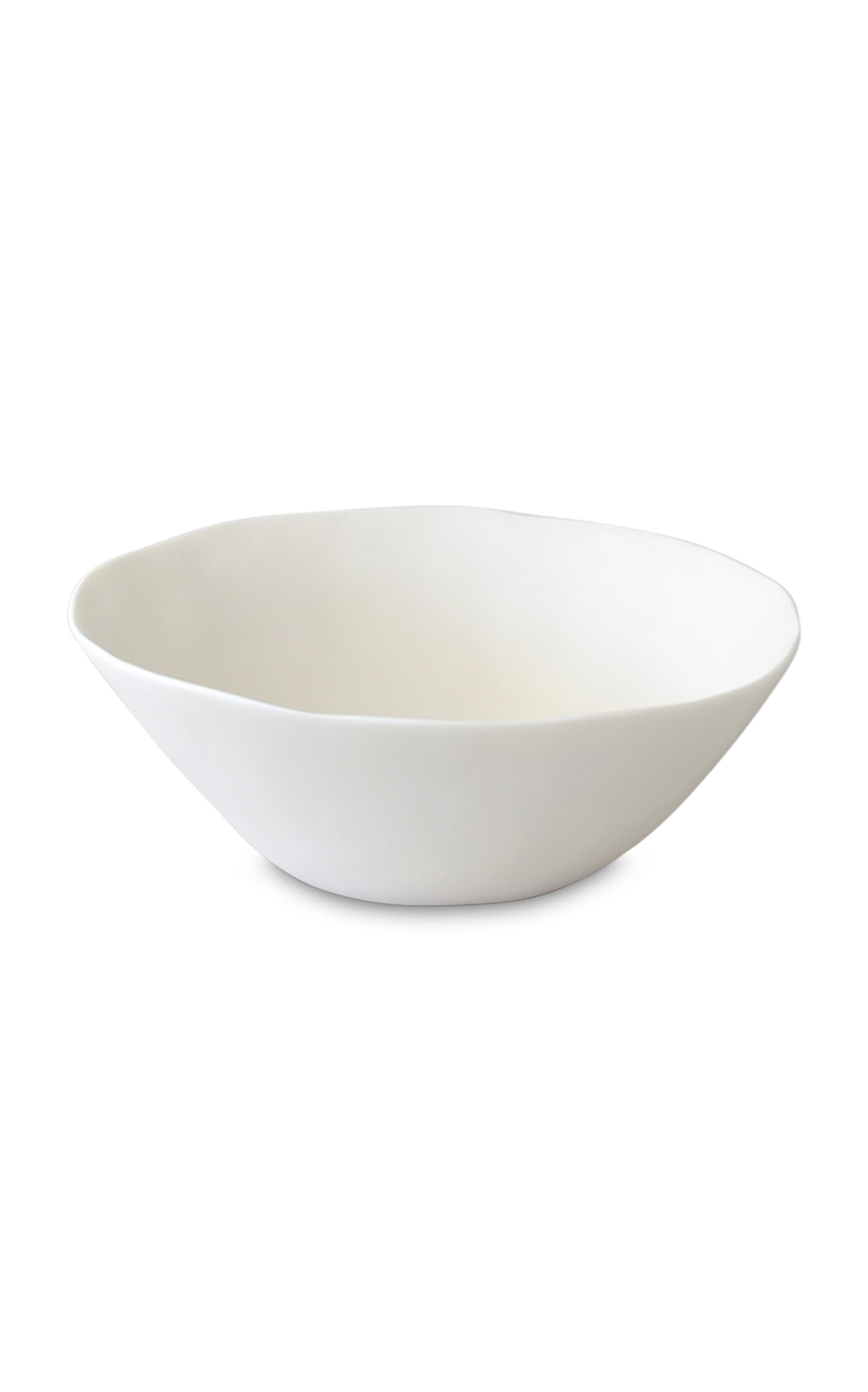 Tina Frey Designs Sculpt Large Tapered Resin Bowl - White