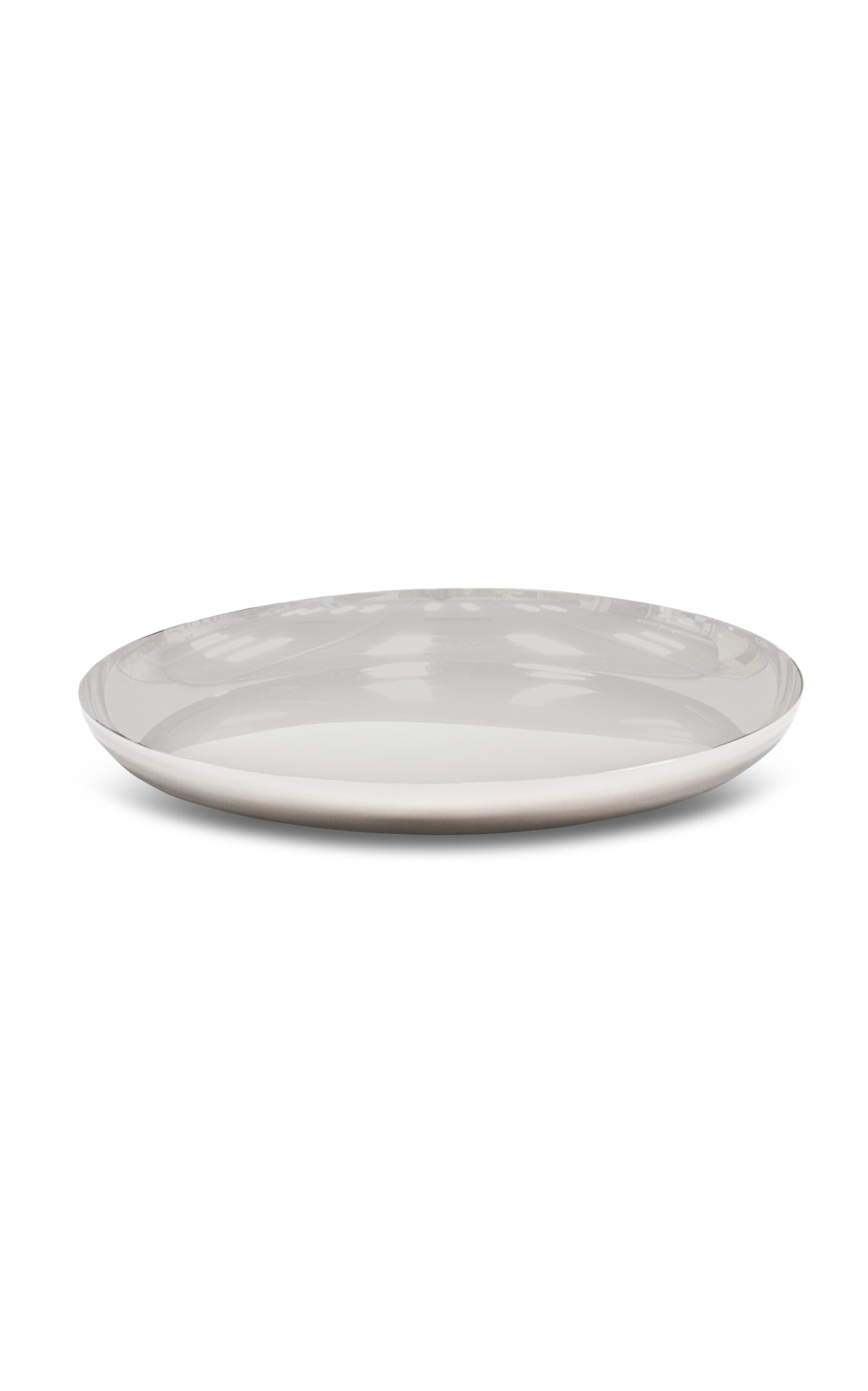 Tina Frey Designs Modern Medium Stainless Steel Platter - Silver