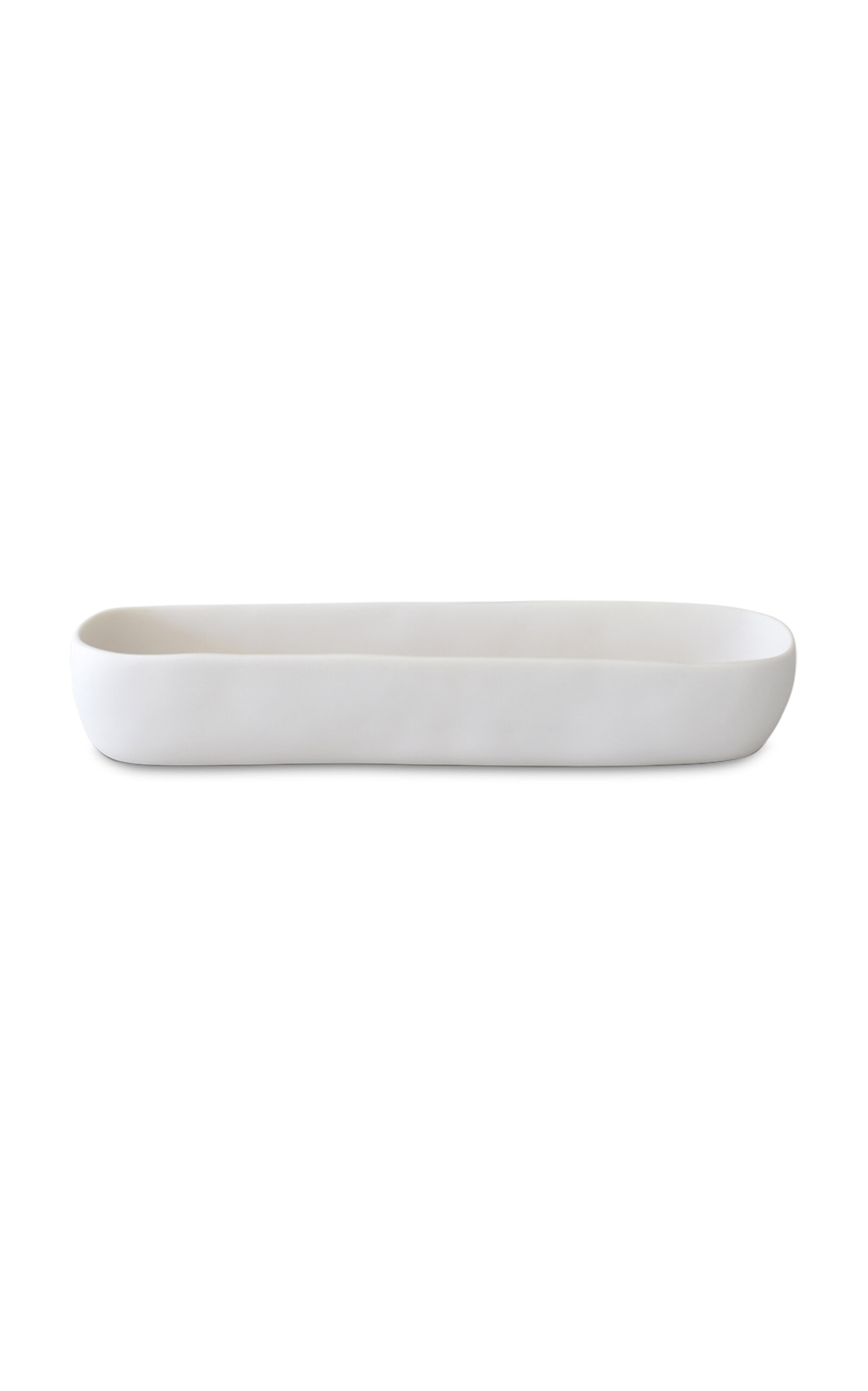 Tina Frey Designs Cuadrado Short Resin Centerpiece Bowl - White