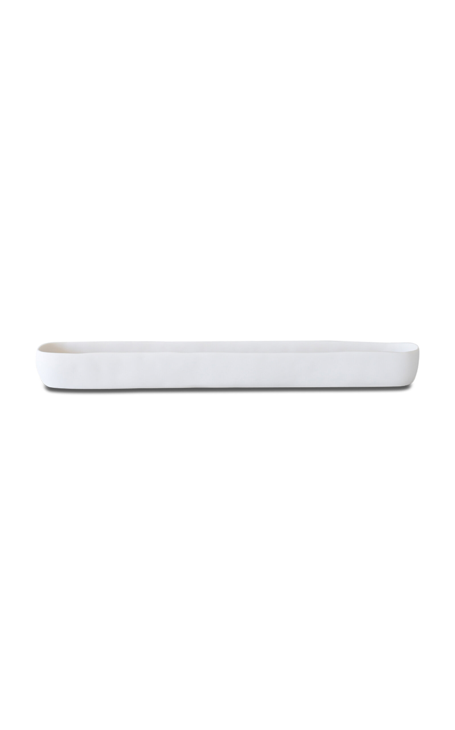 Tina Frey Designs Cuadrado Long Resin Centerpiece Bowl - White