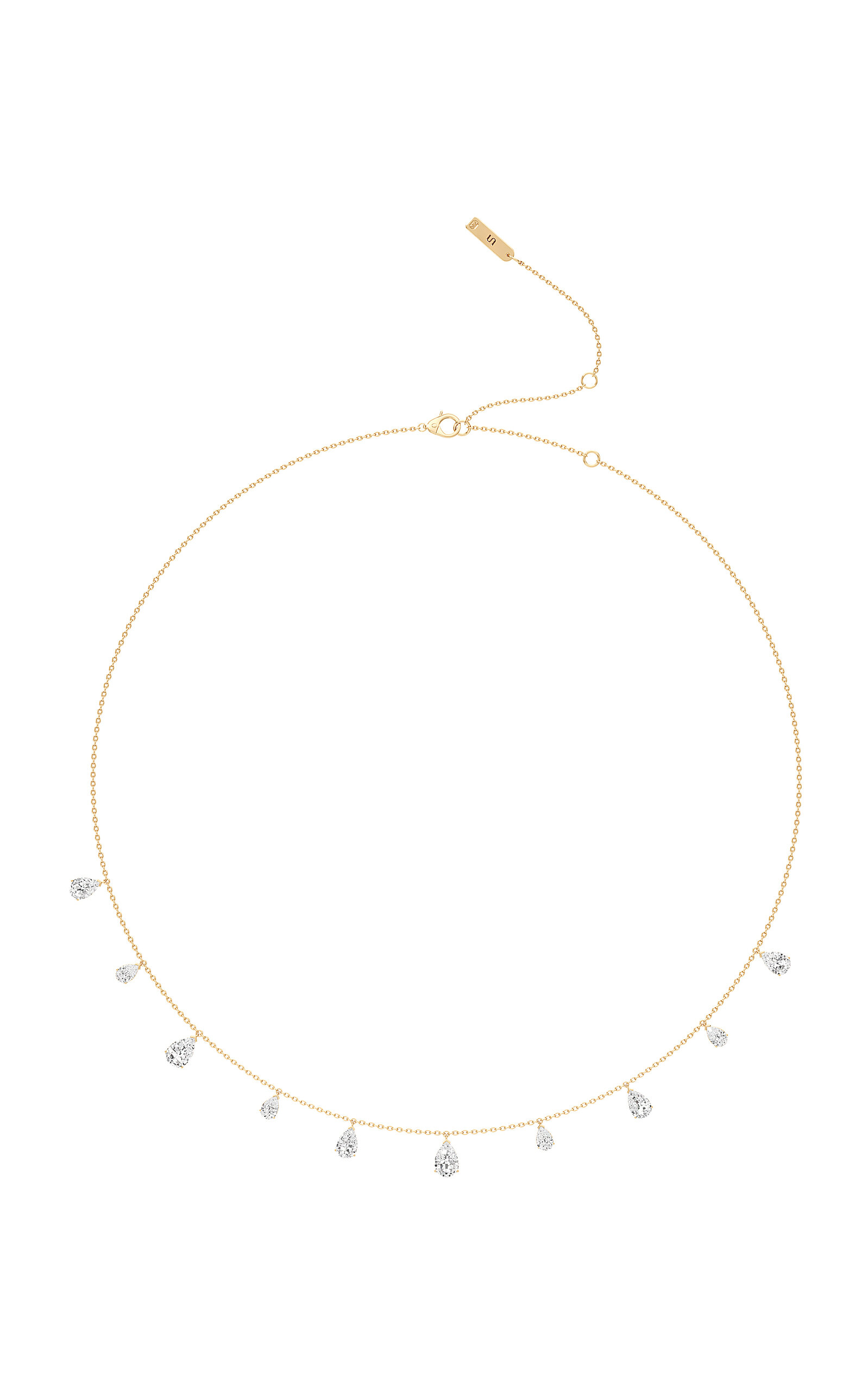 Unsaid - 18K Yellow Gold Diamond Charm Necklace - Yellow - OS - Moda Operandi - Gifts For Her