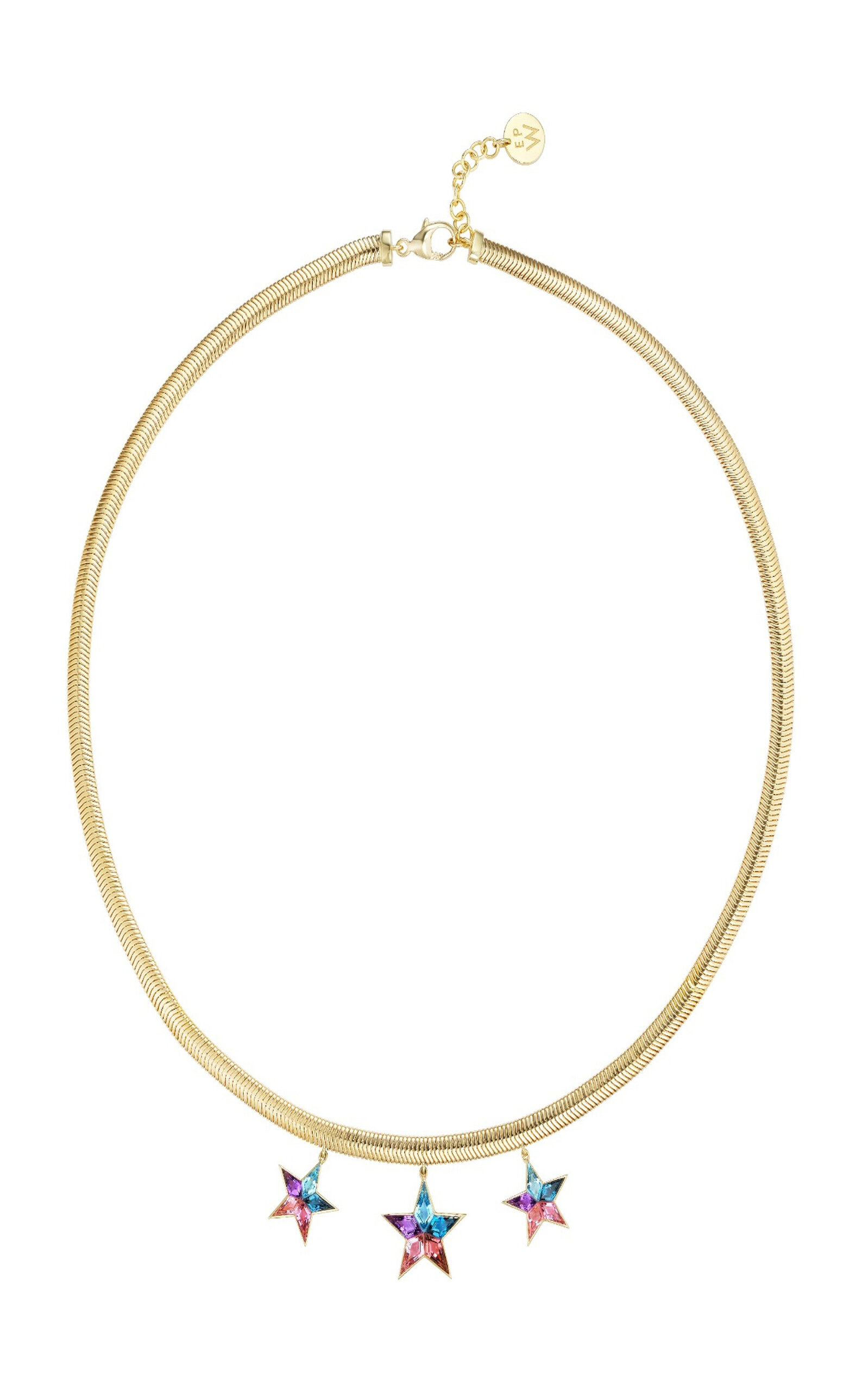 Constellation 18K Yellow Gold Multi-Stone Necklace