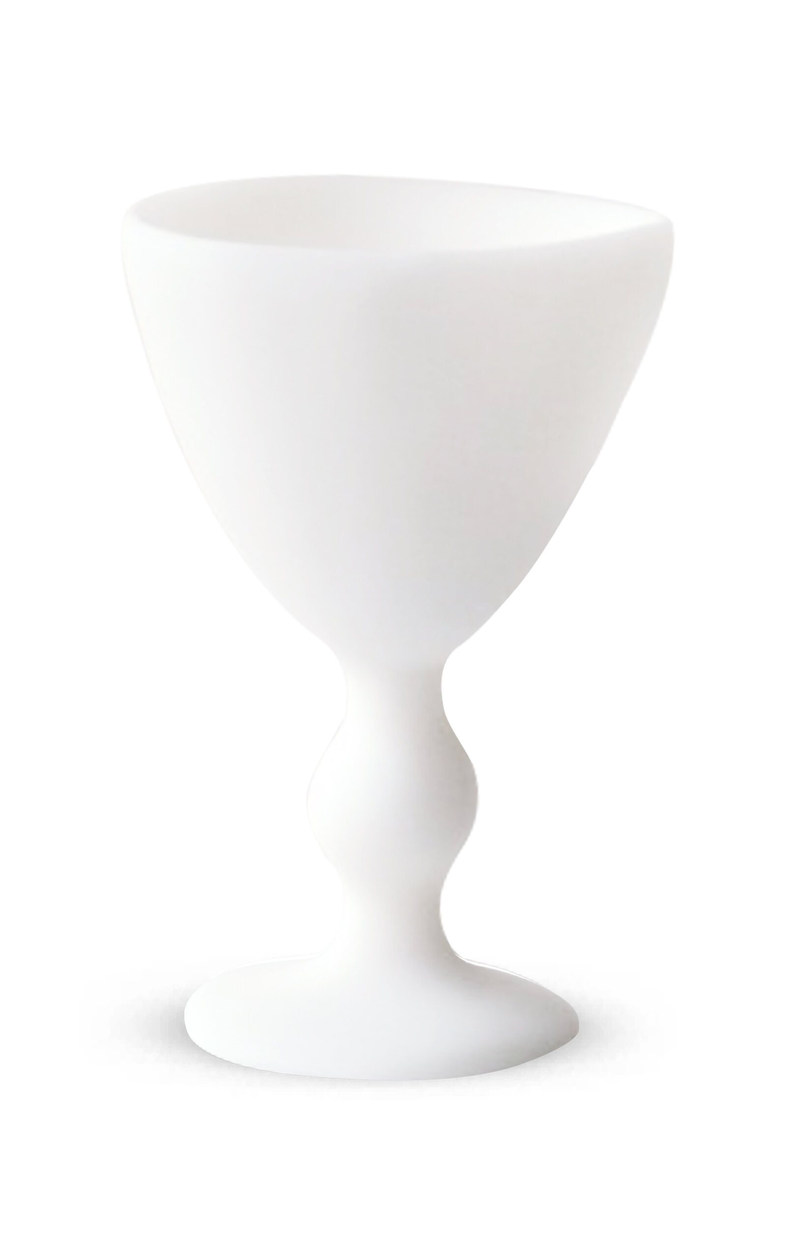 Tina Frey Designs Pedestal Resin Goblet - White