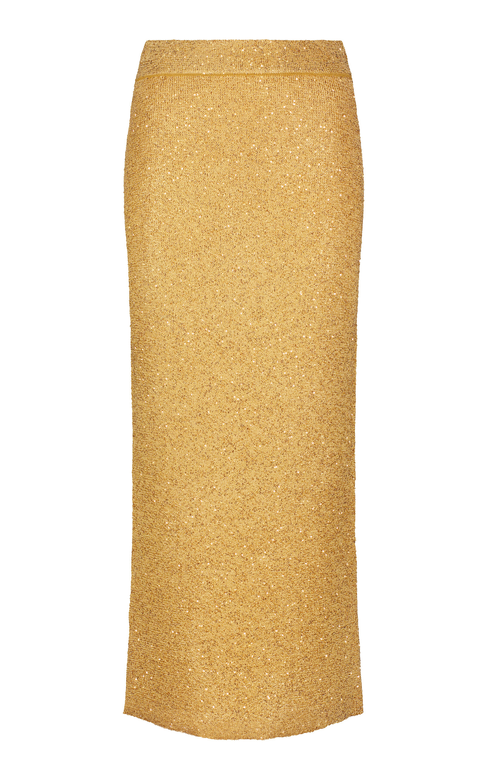 Sequin Merino Wool-Blend Pencil Skirt