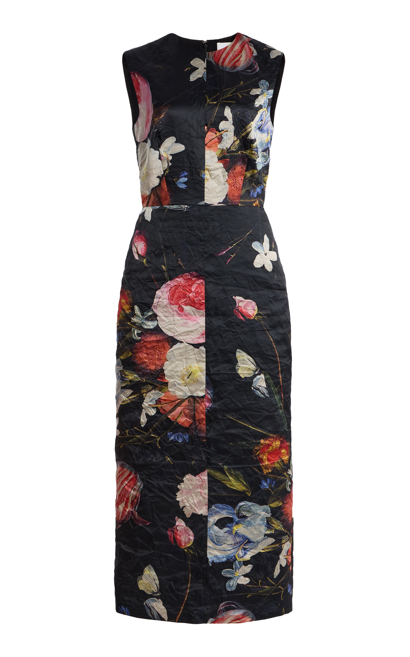 Erdem Floral Midi Cocktail Dress