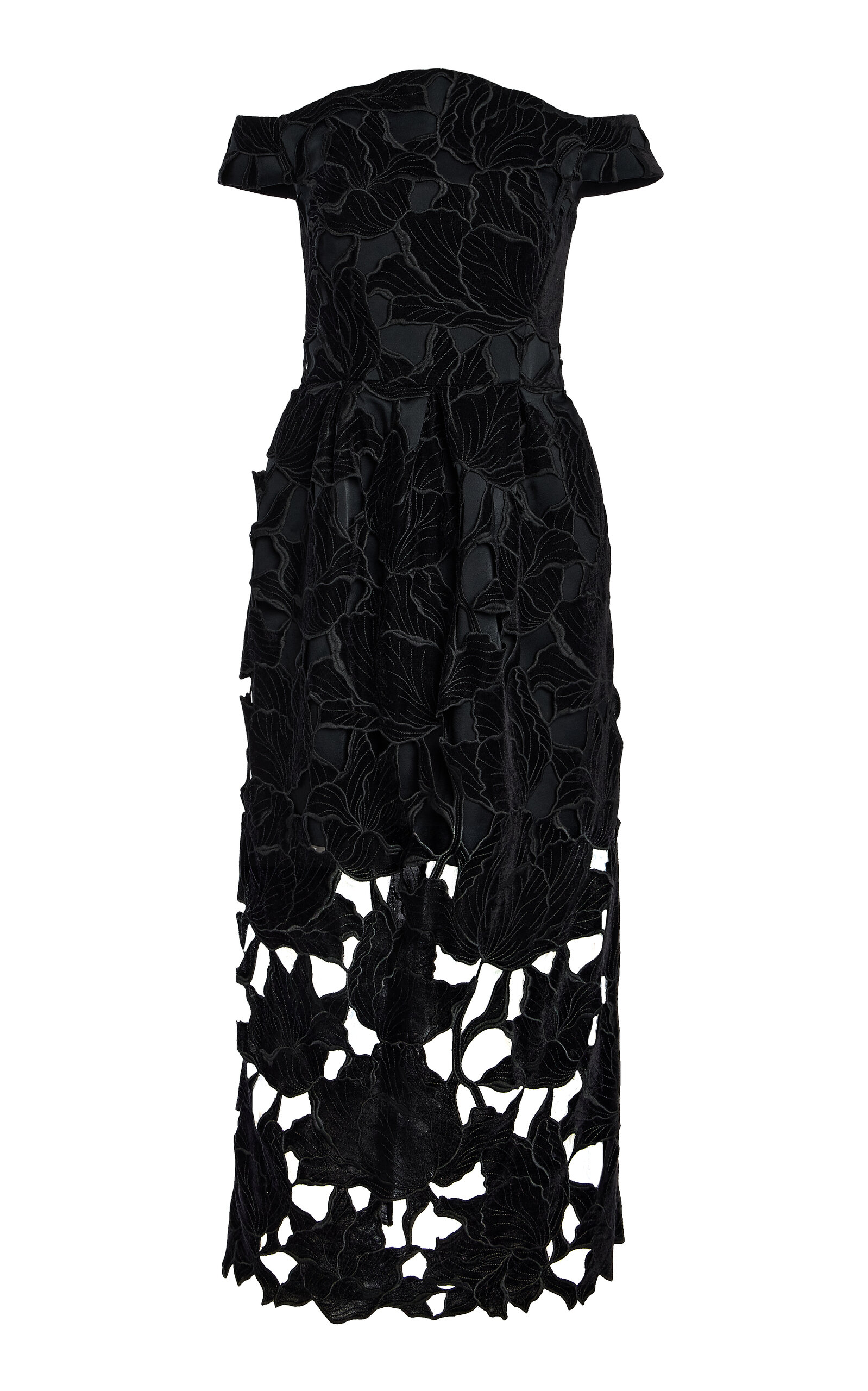 Erdem Cutout Midi Cocktail Dress