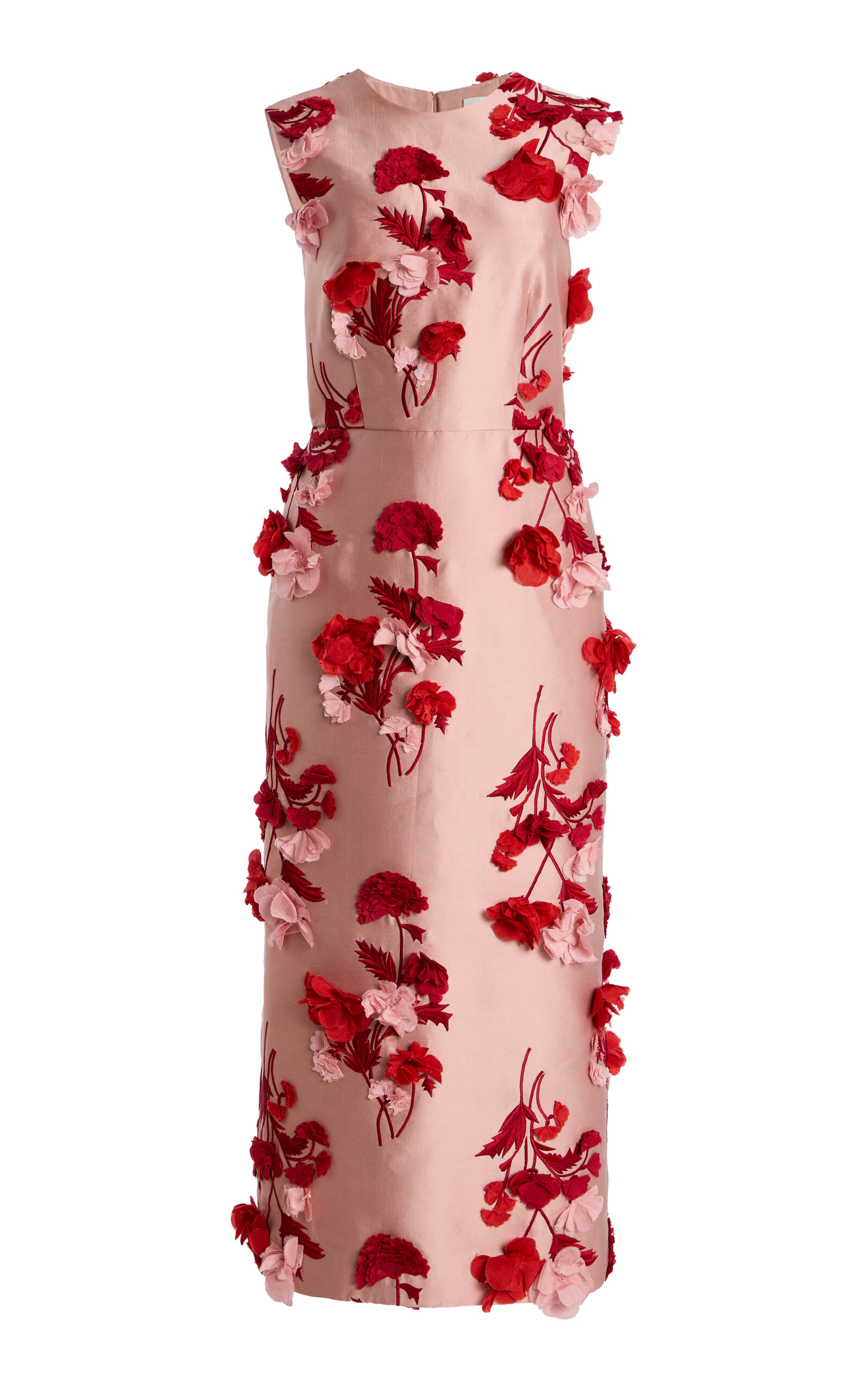 Erdem Appliquéd Midi Cocktail Dress