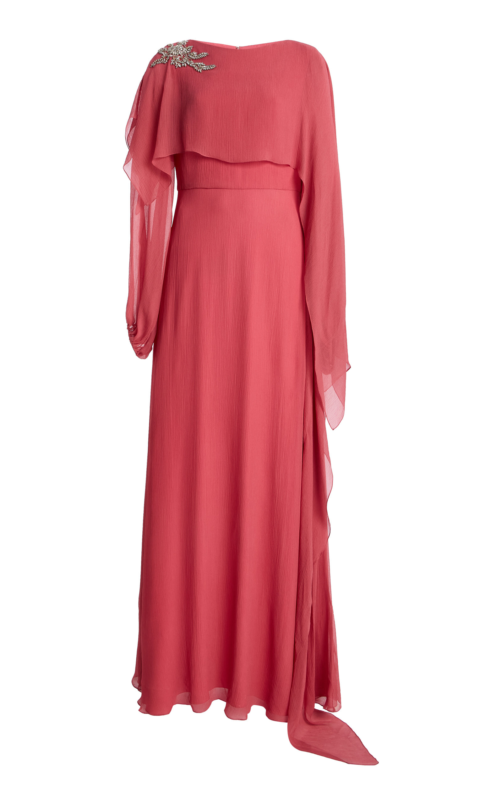 Erdem Draped Silk Gown