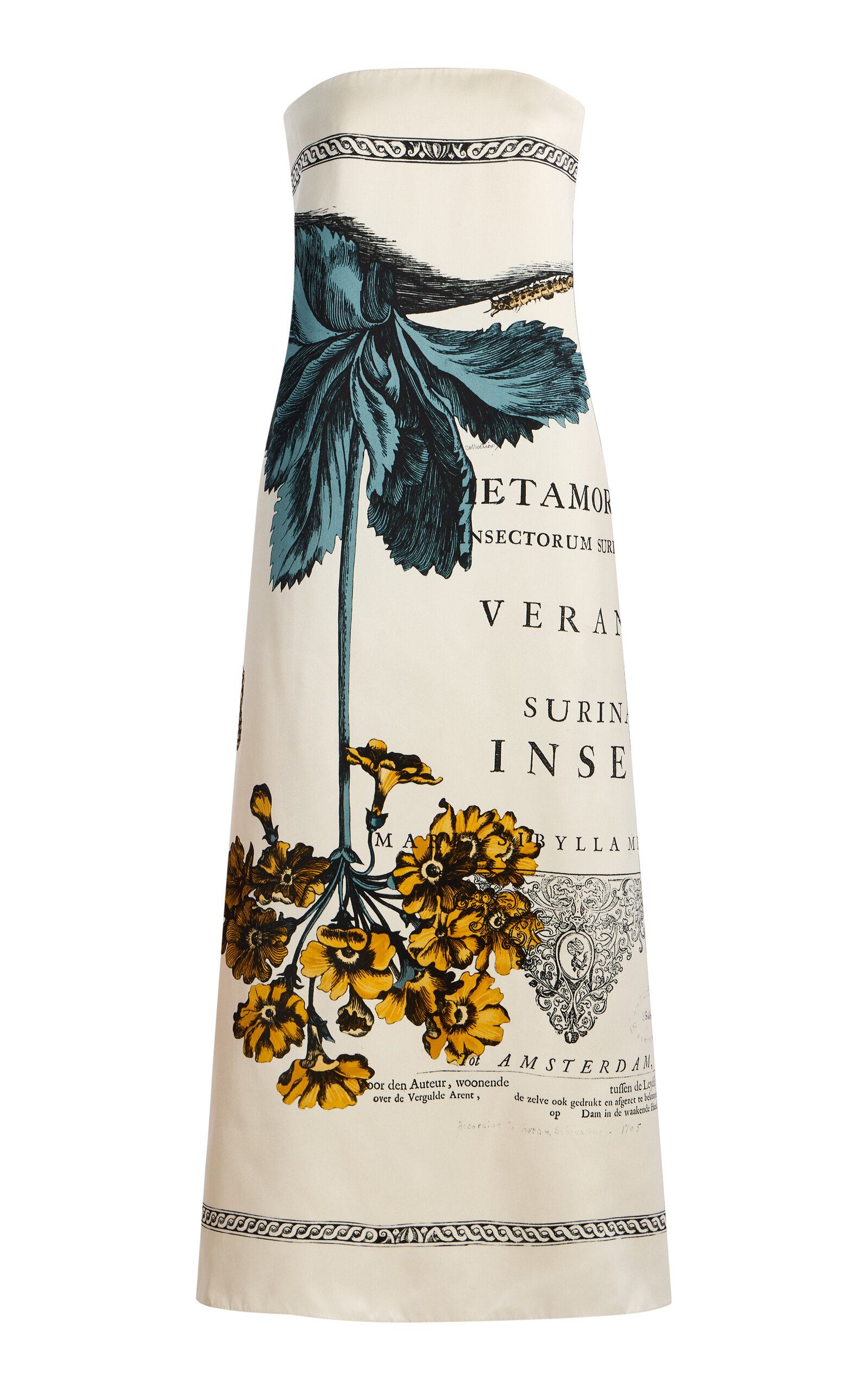 Erdem Floral-Printed Midi Cocktail Dress