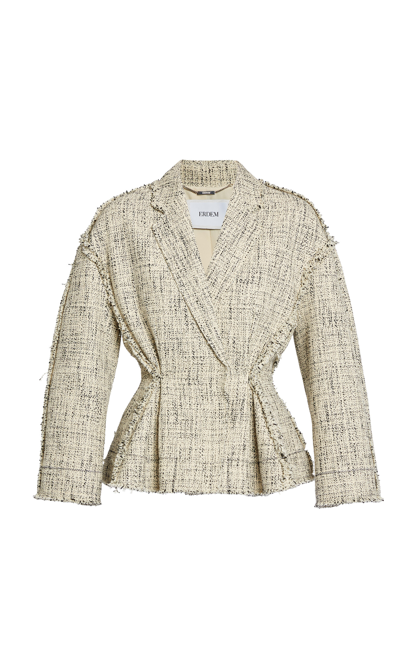 Erdem Cinched Cotton-blend Jacket