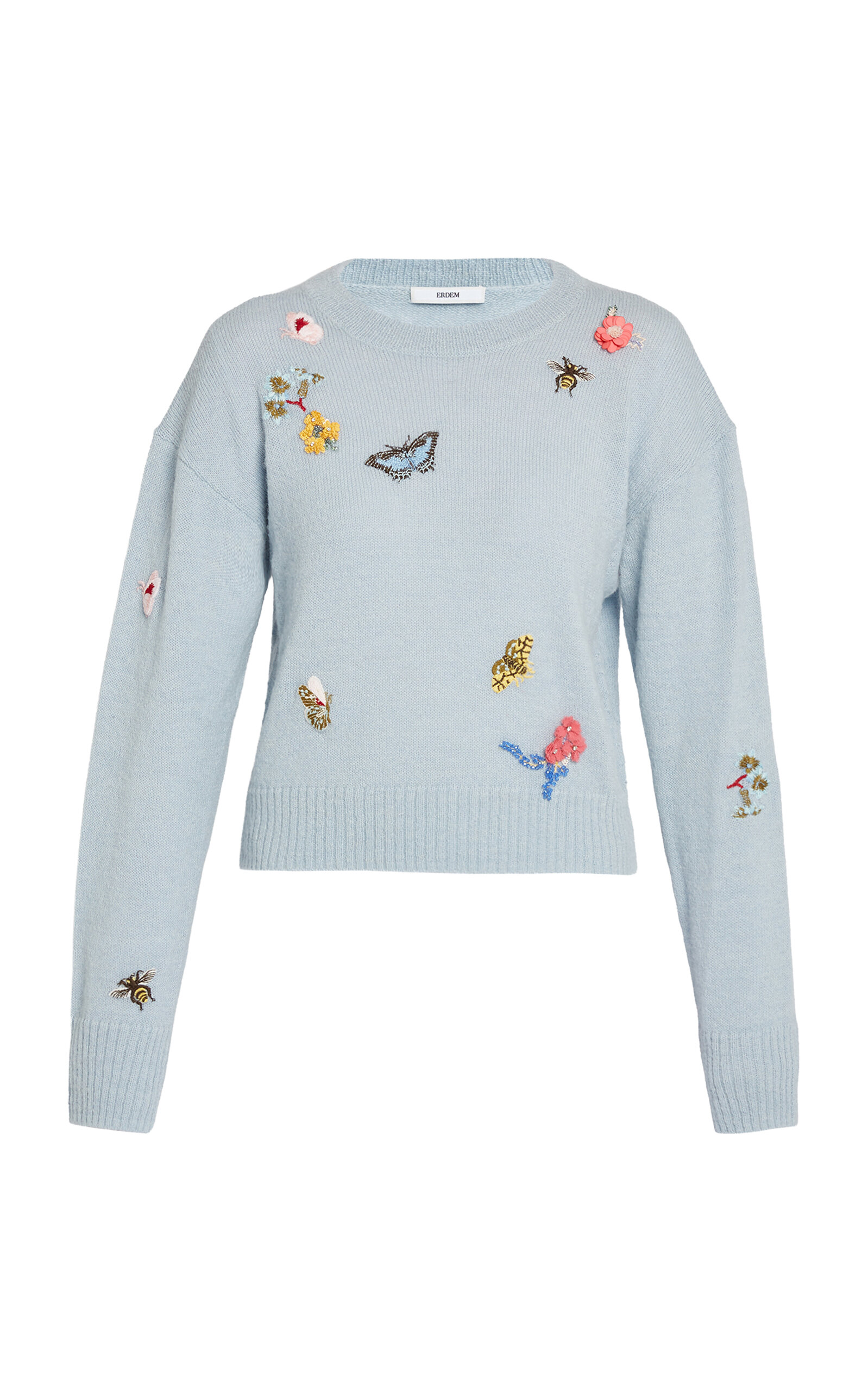 Embellished Alpaca-Blend Sweater