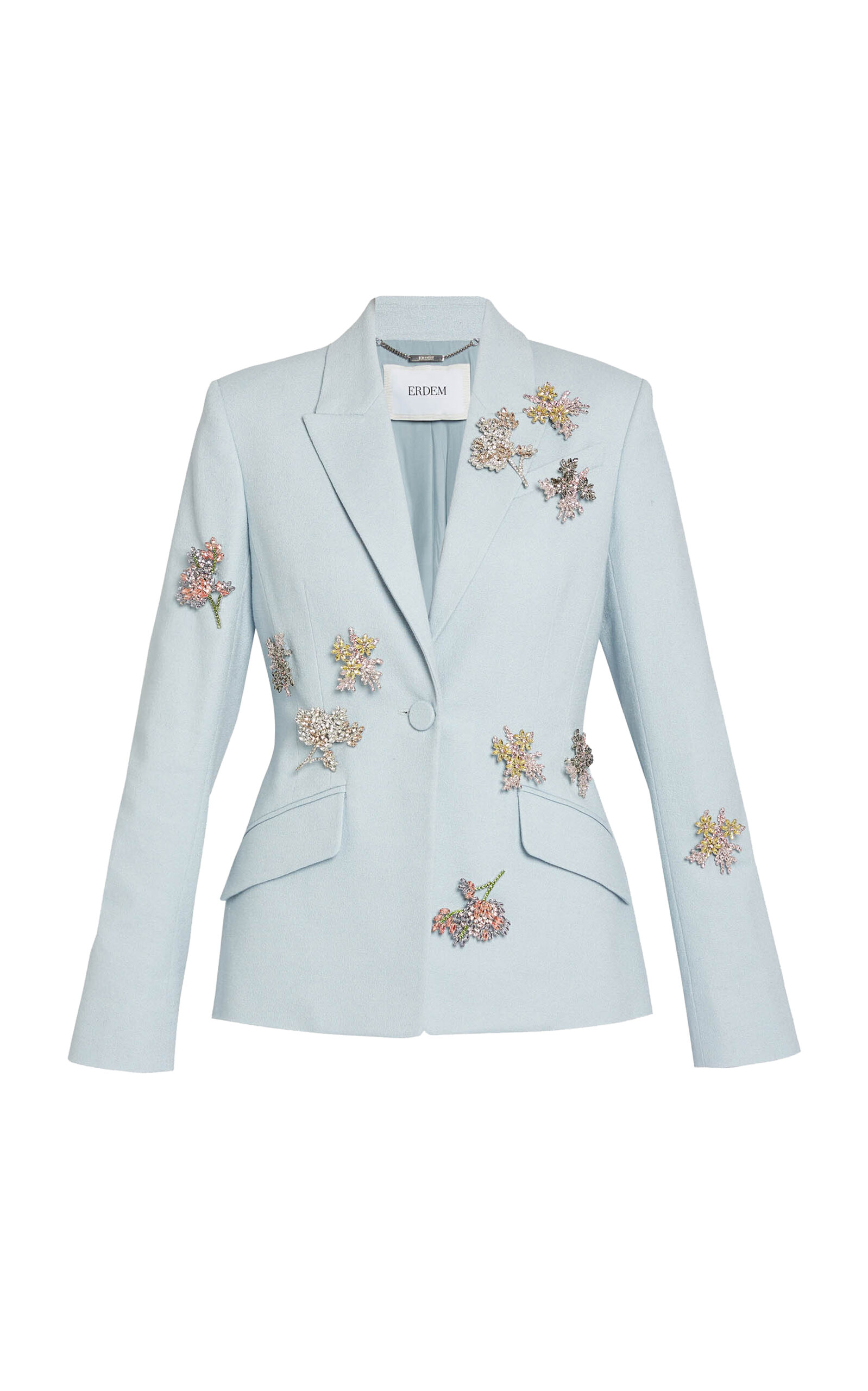 Erdem Embellished Wool Blazer