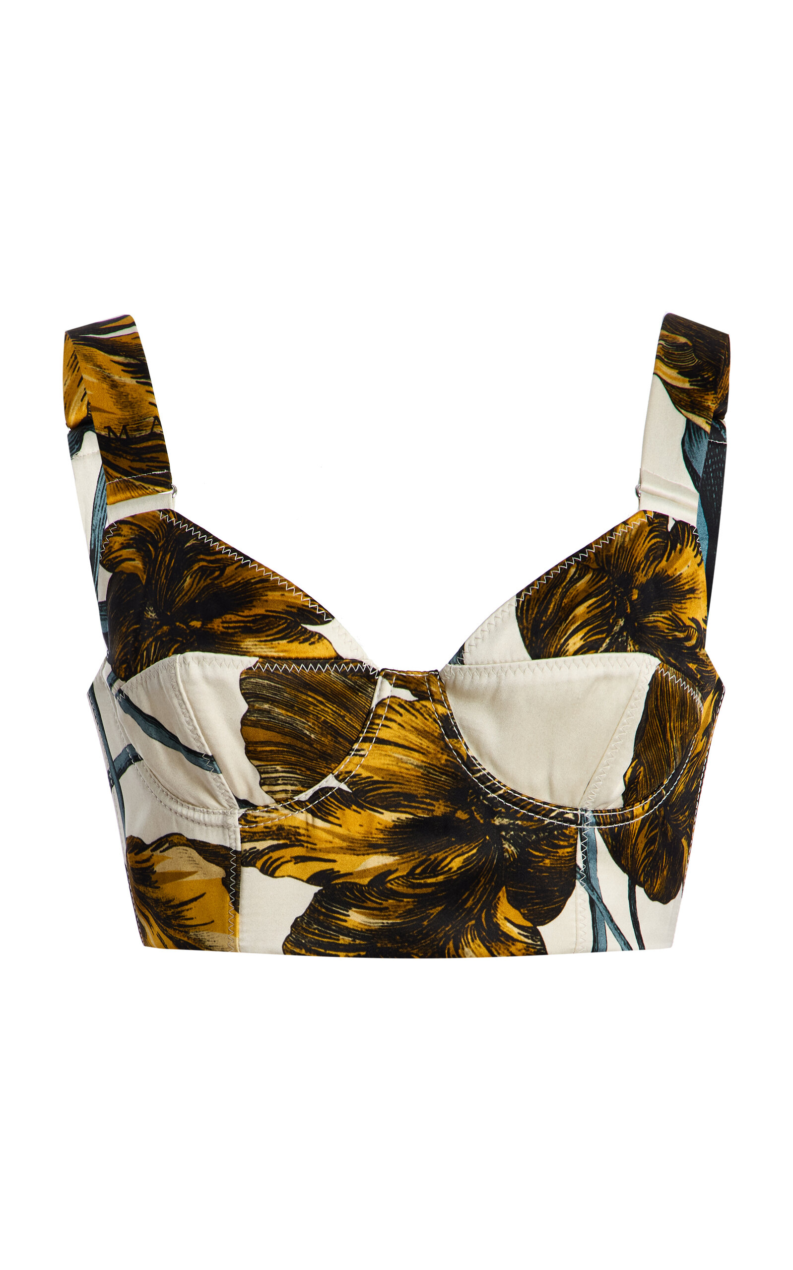 Printed Corset Bra Top