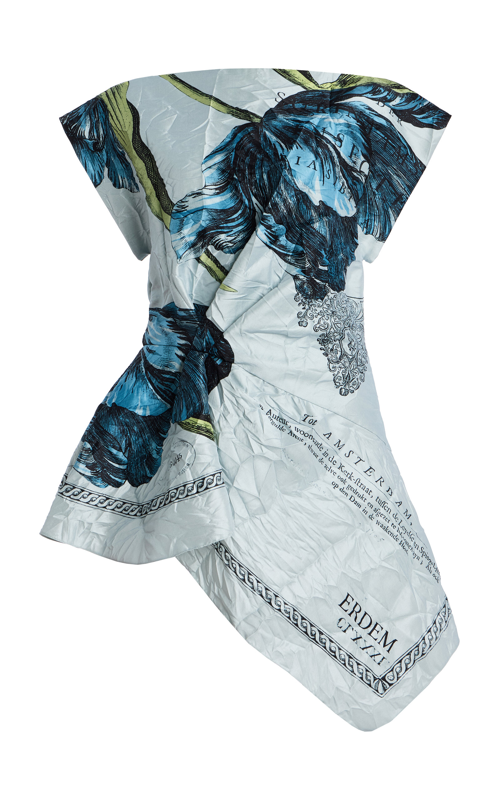 Erdem Printed Asymmetric Top - Women's Clothing