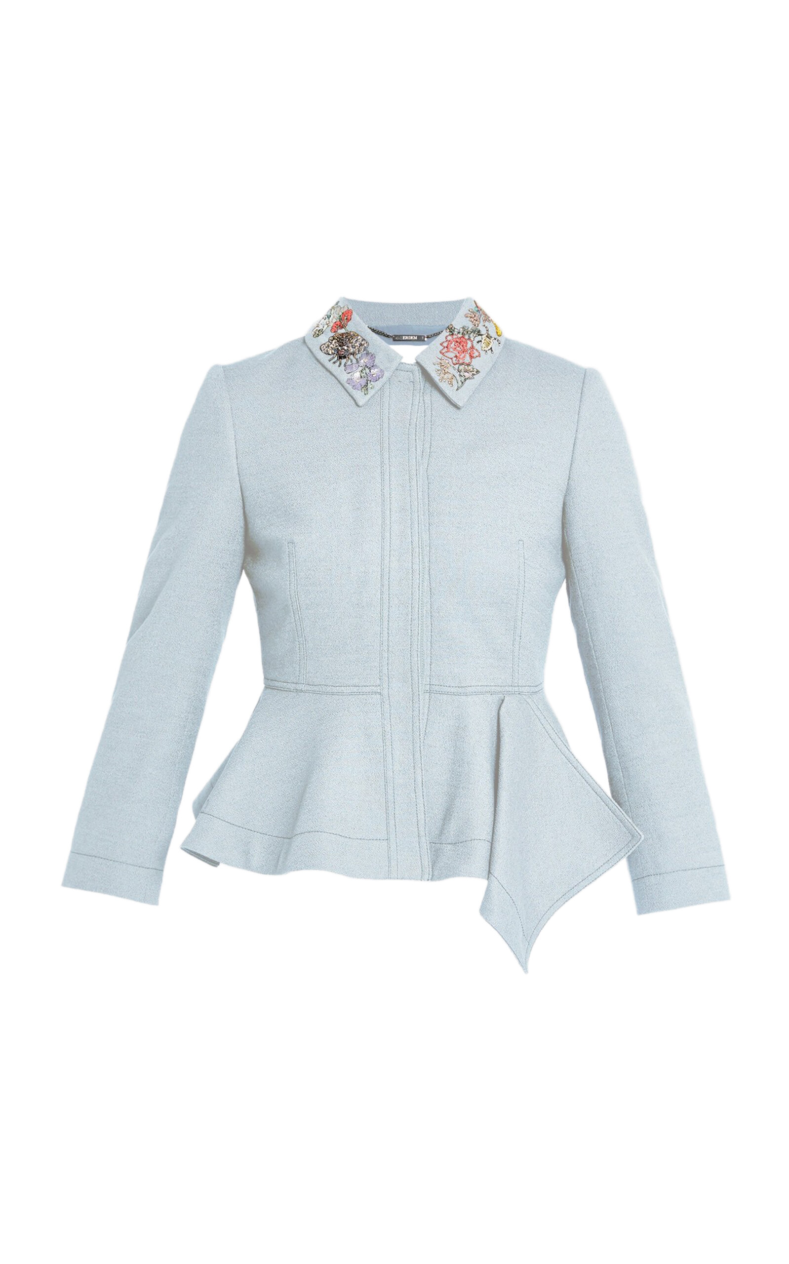 Erdem Peplum Wool Jacket