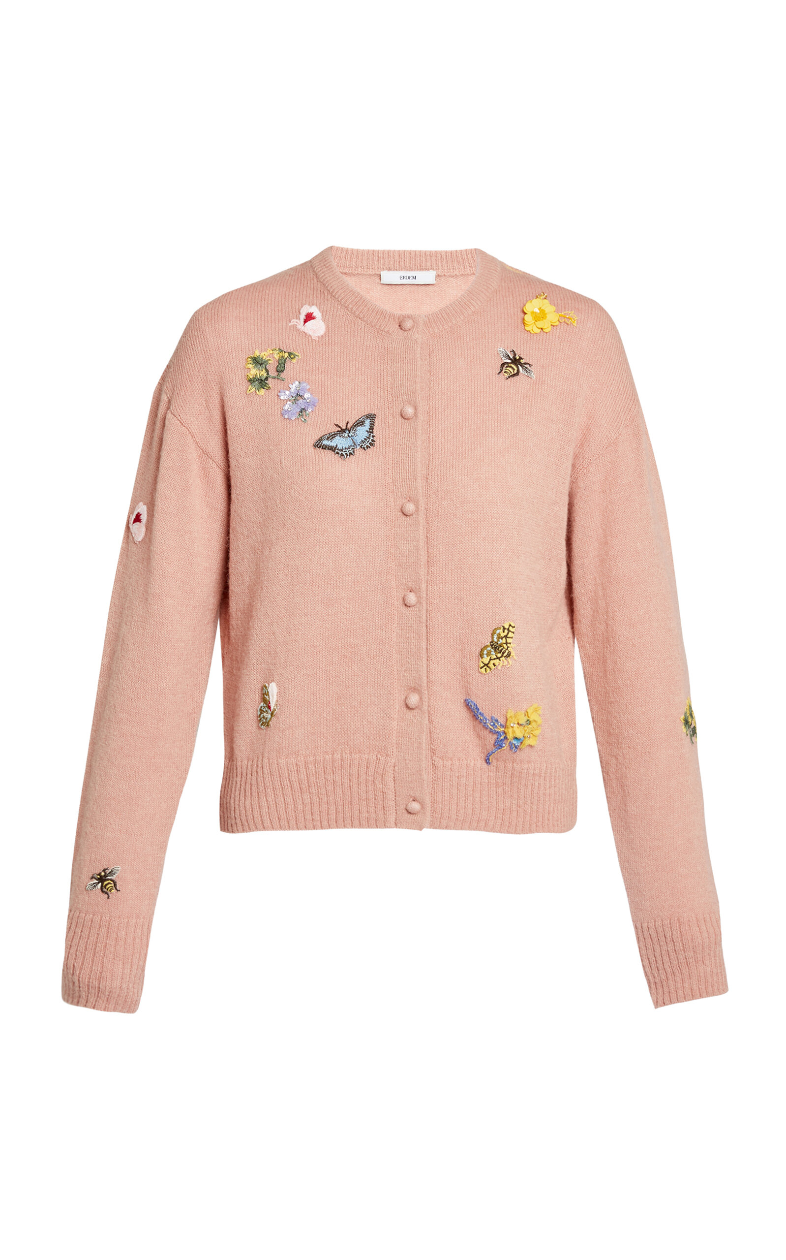 Embellished Alpaca-Blend Cardigan
