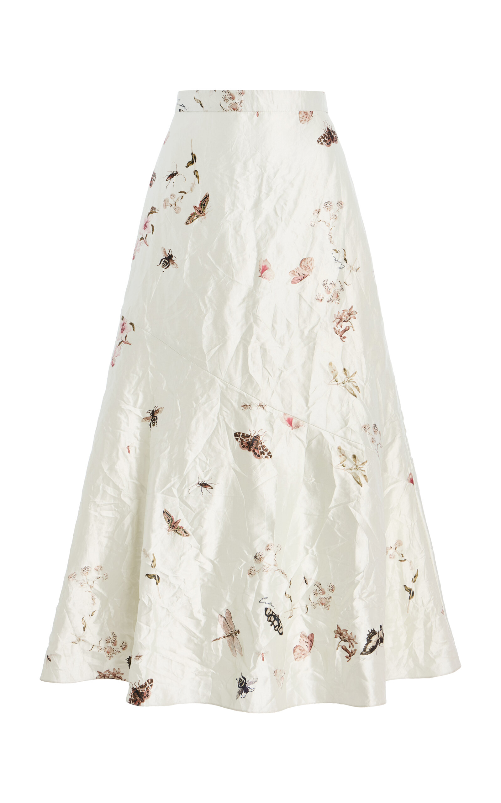Erdem Printed Midi Skirt