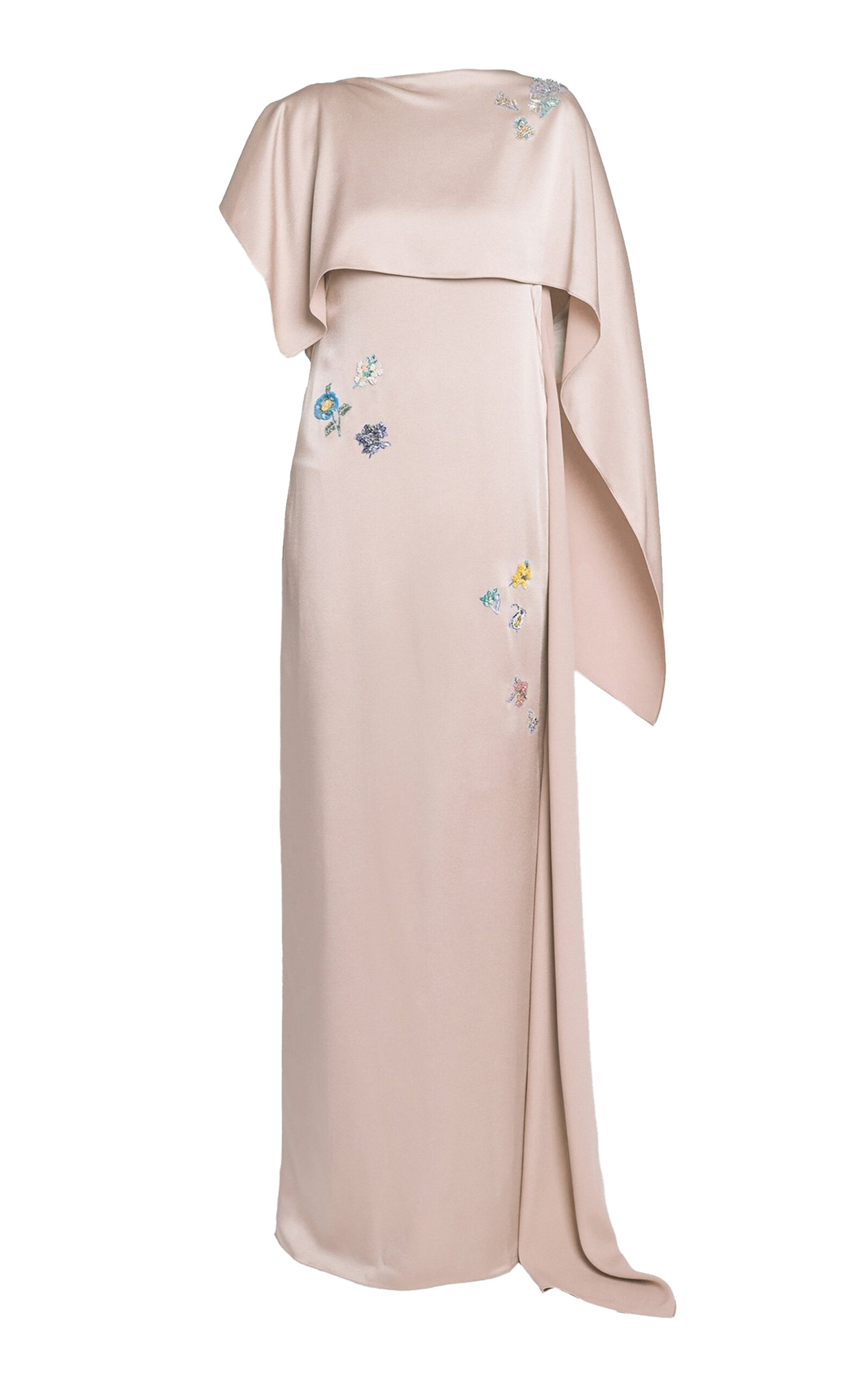 Erdem Embellished Draped Gown