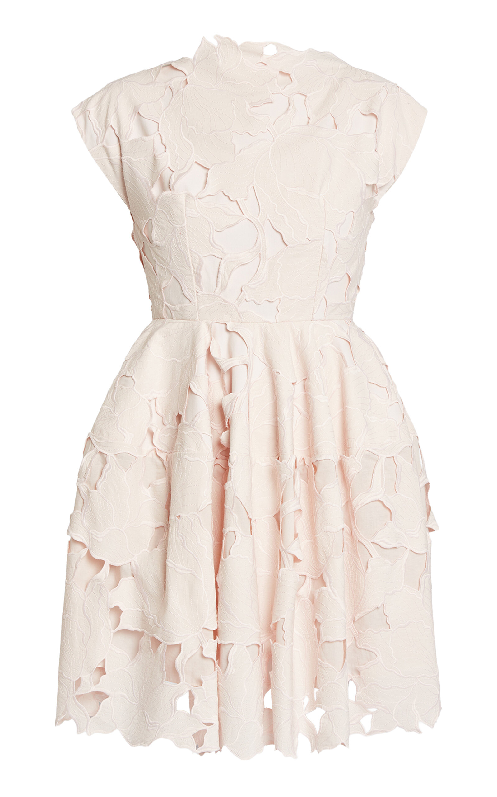 Erdem Cutout Cotton-Blend Mini Dress