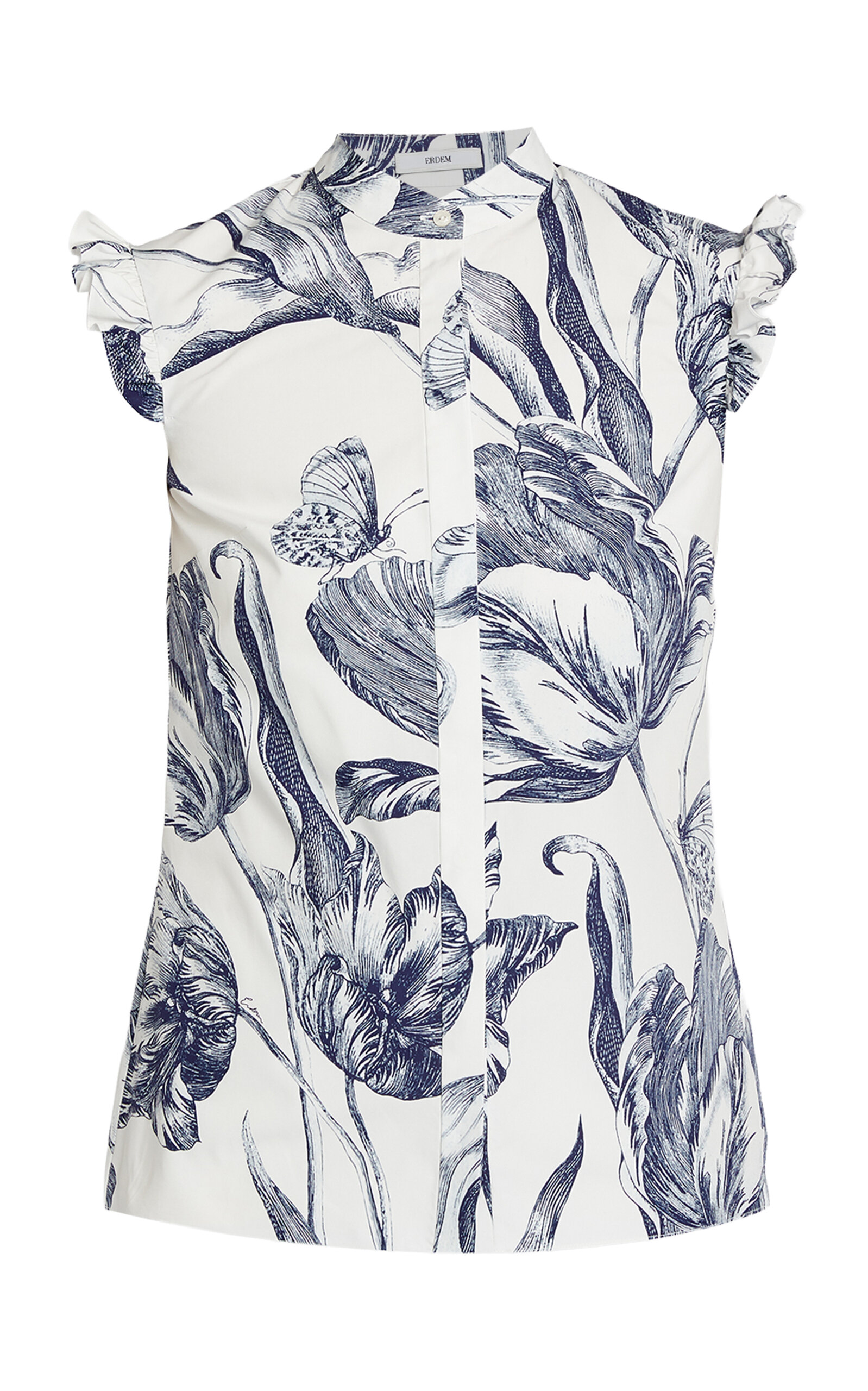 Printed Sleeveless Cotton Top
