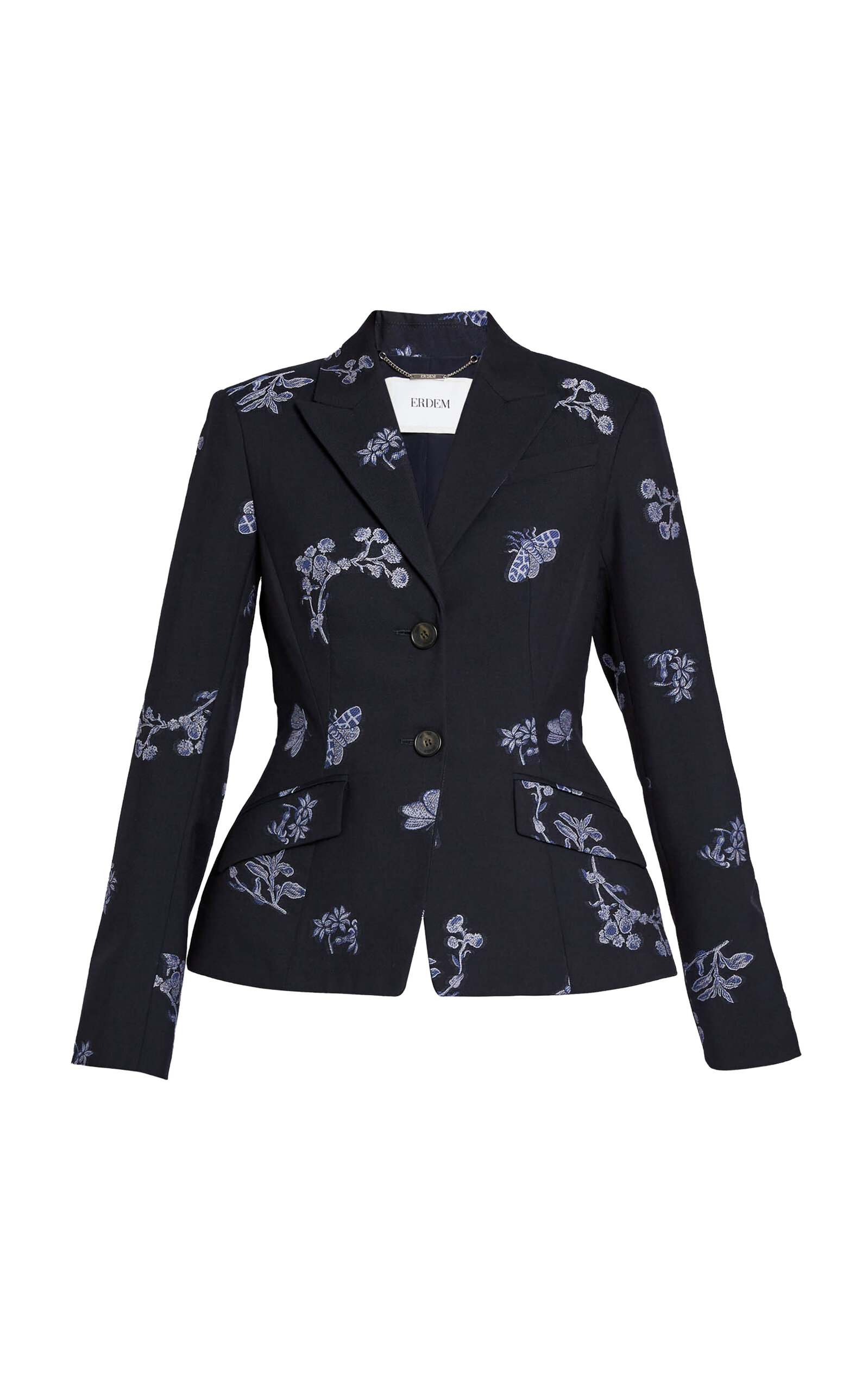 Erdem Tailored Wool-blend Blazer