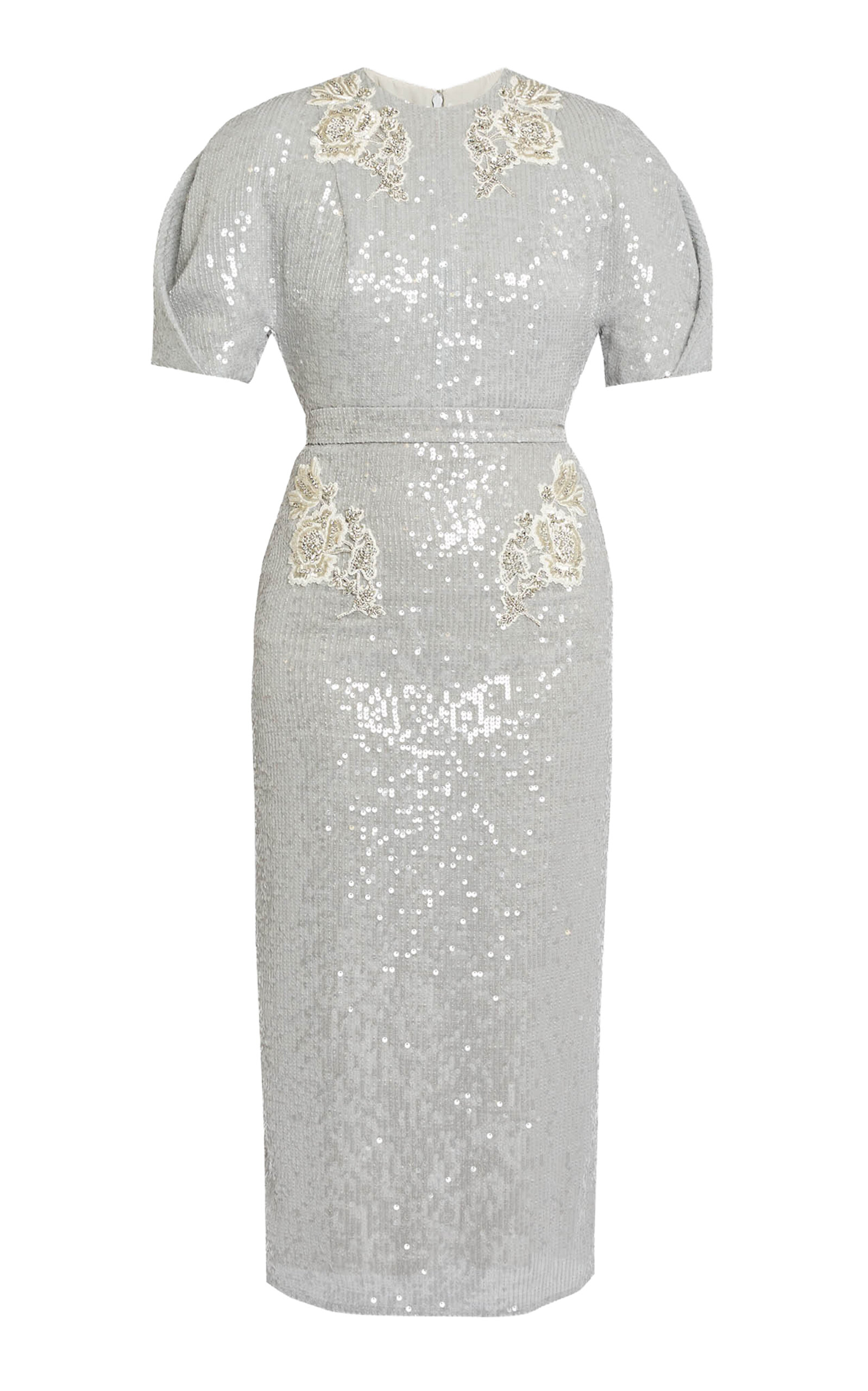 Erdem Sequined Midi Cocktail Dress