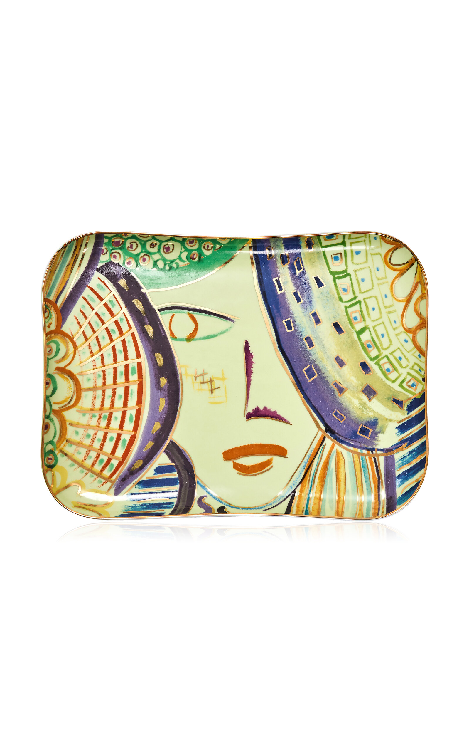 Tania Bulhoes Tray Portrait - Multi