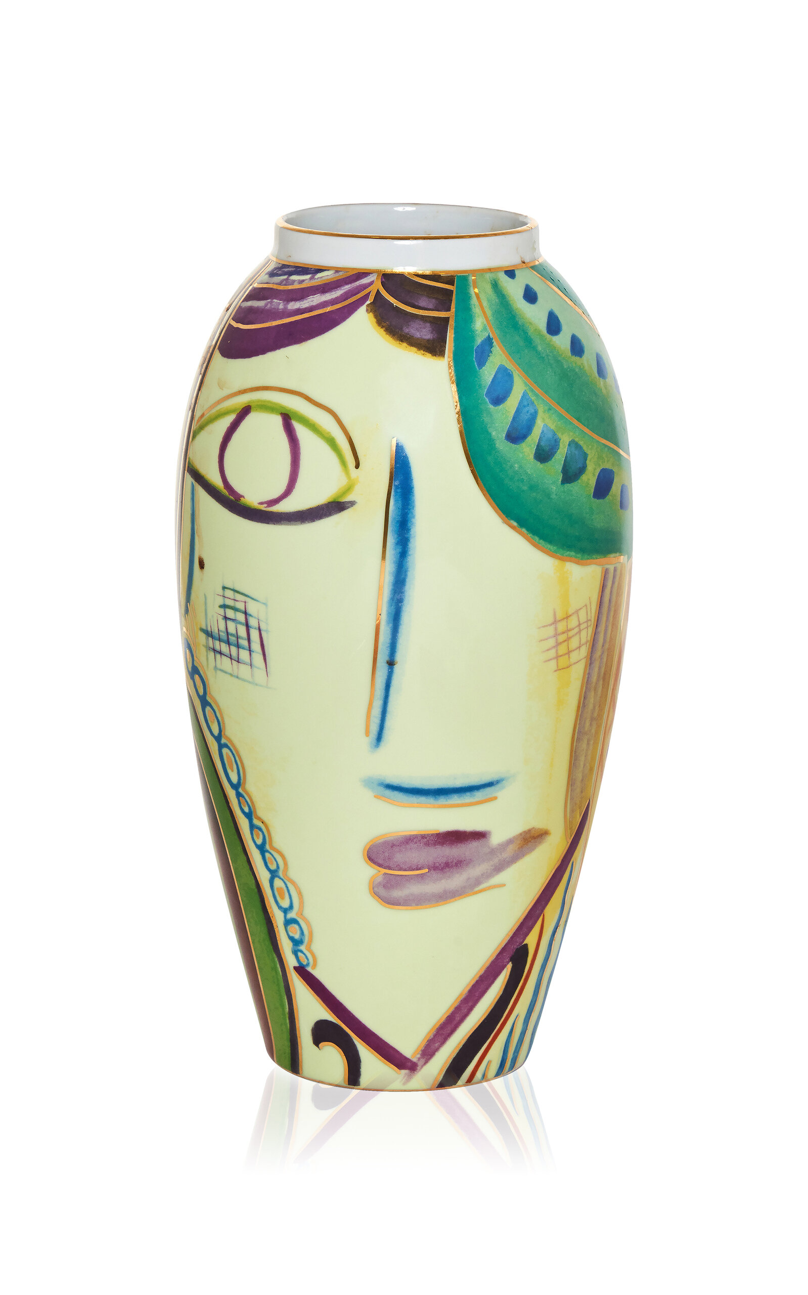 Tania Bulhoes Vase Portrait Small - Multi