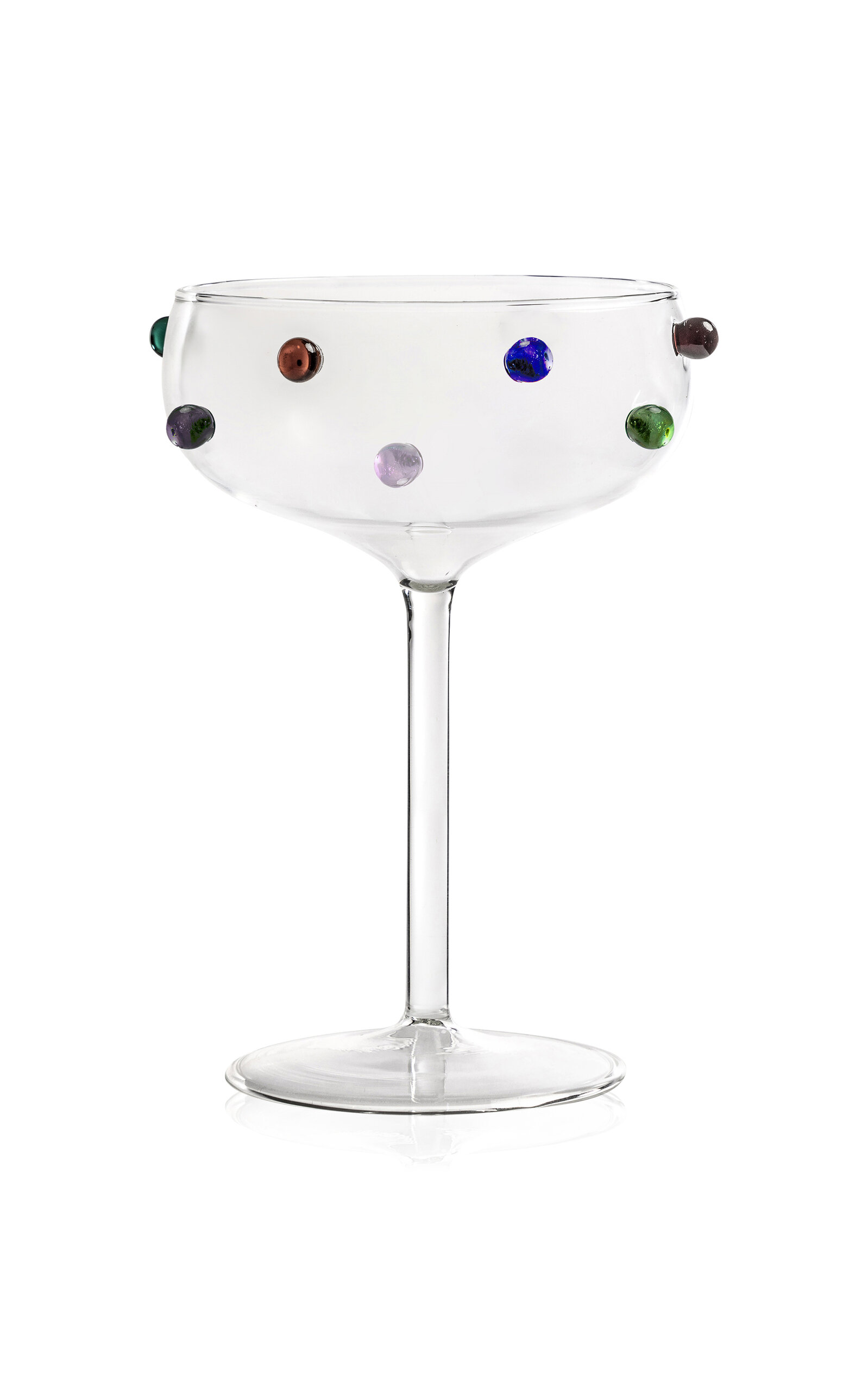 Tania Bulhoes Stemmed Coupe Glass Fantasia - Multi - Men's Clothing