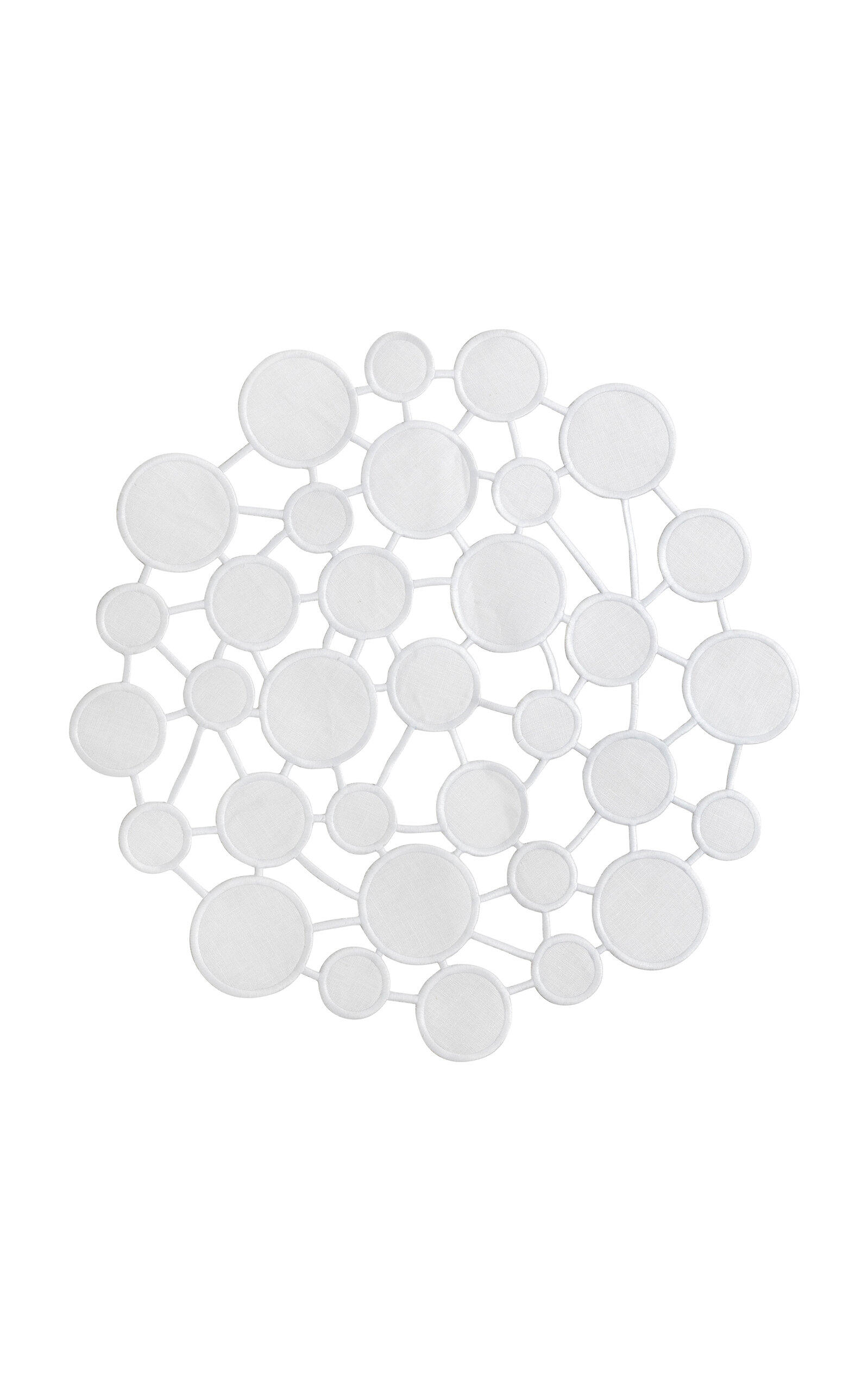 Tania Bulhoes Placemat Esferas White - White