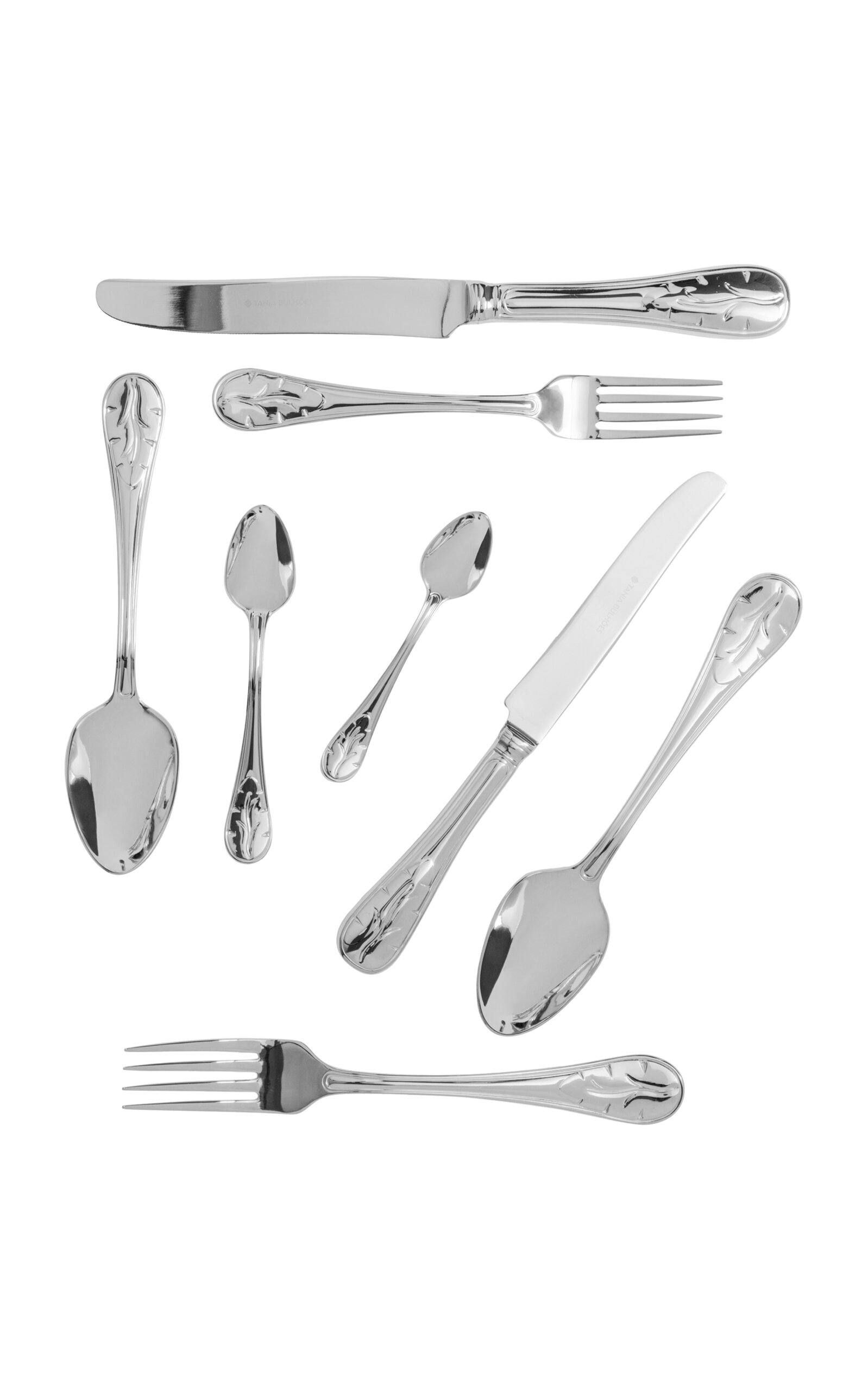 Tania Bulhoes Flatware Tania Bulhoes Stainless Steel (Set Of 8) - Silver