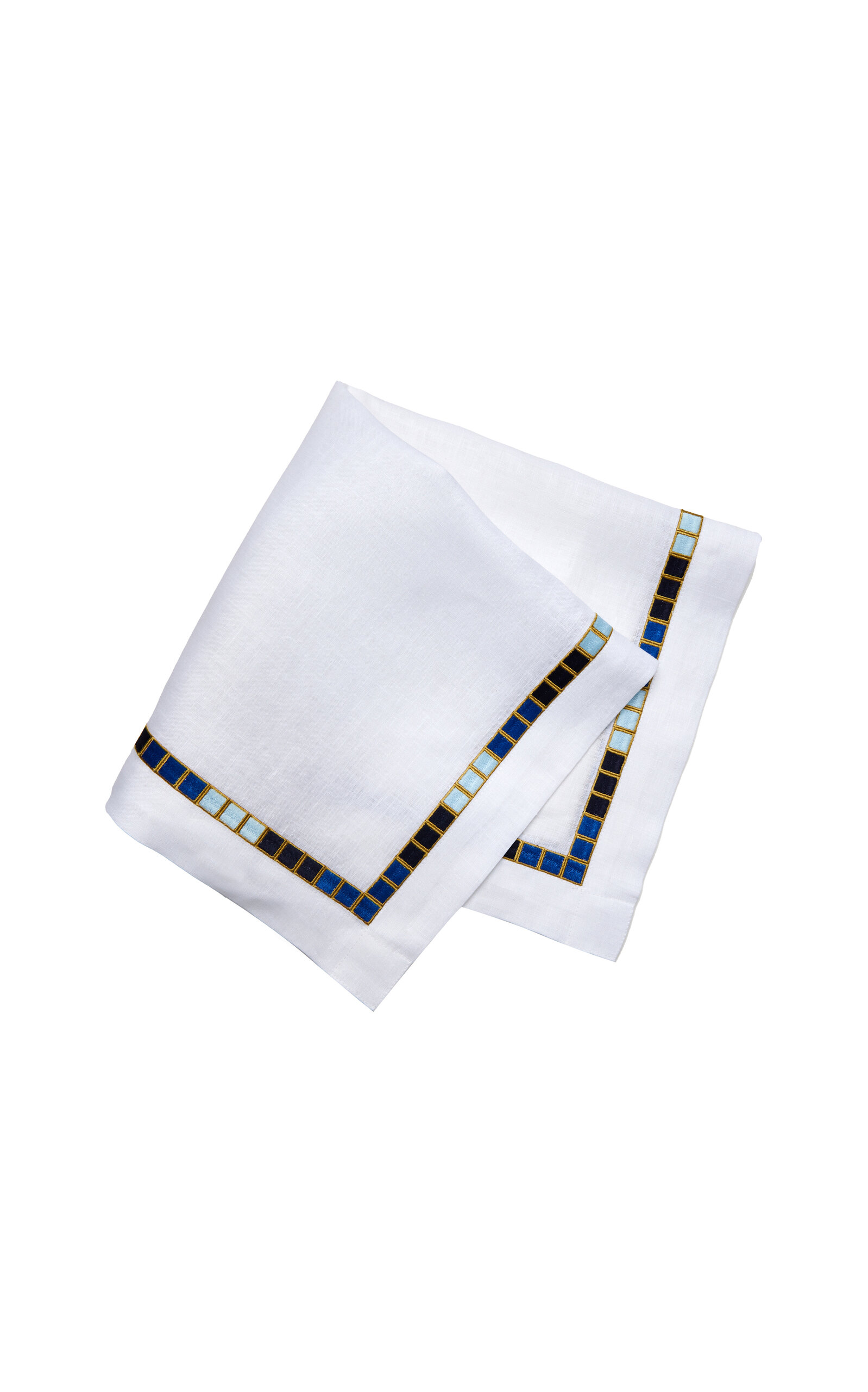 Tania Bulhoes Napkin Mosaico Blue - Multi