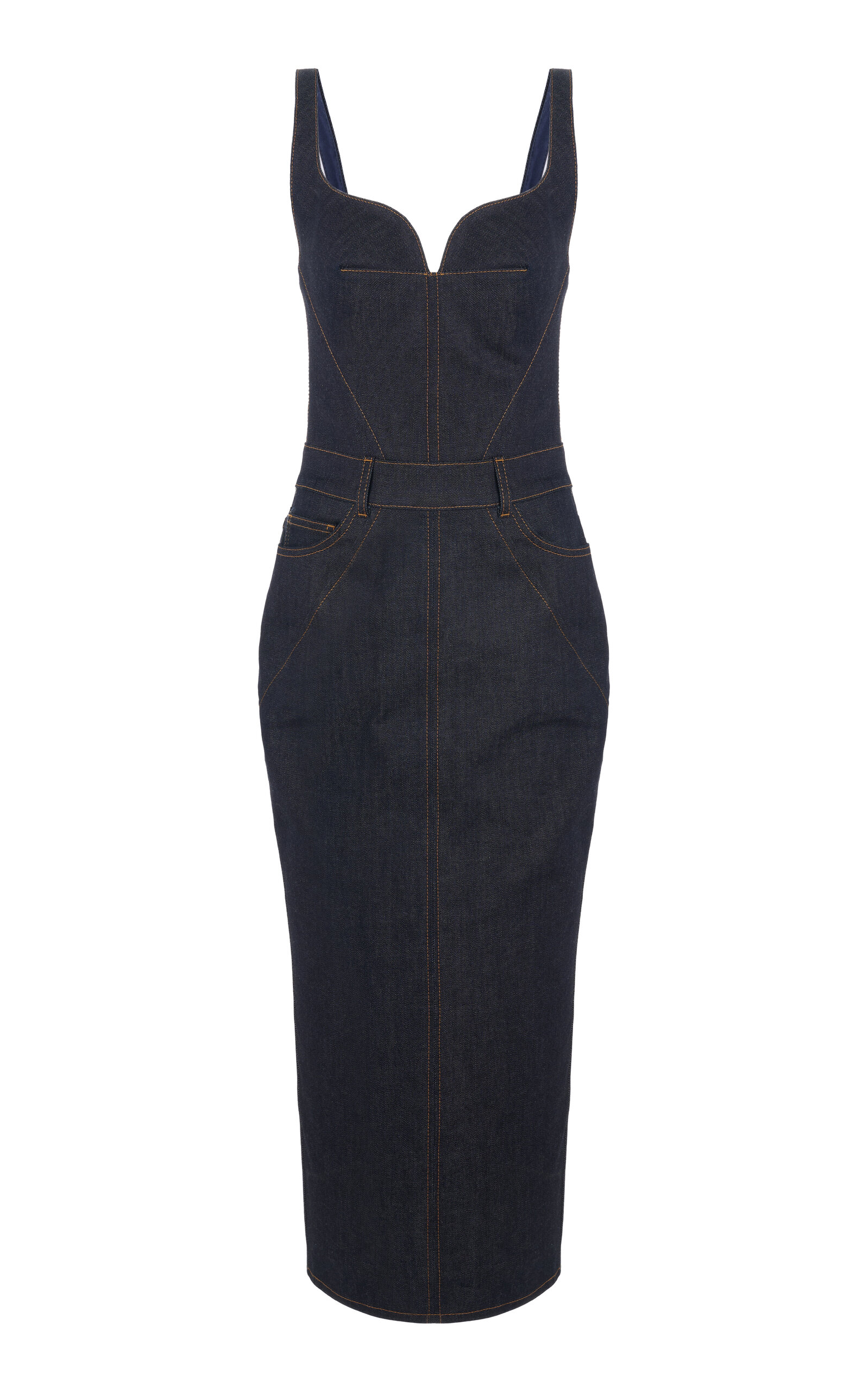 Givenchy Denim Midi Dress
