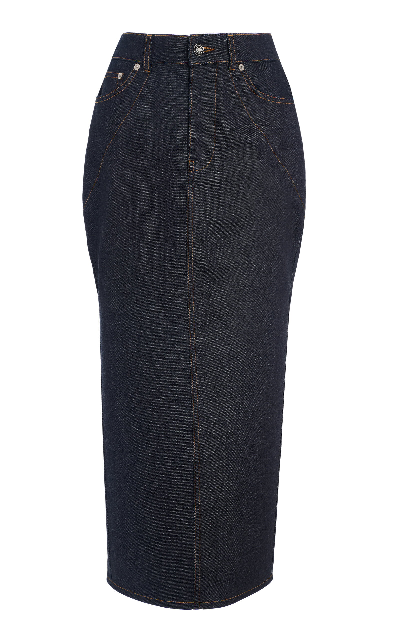 Givenchy Tailored Denim Midi Skirt