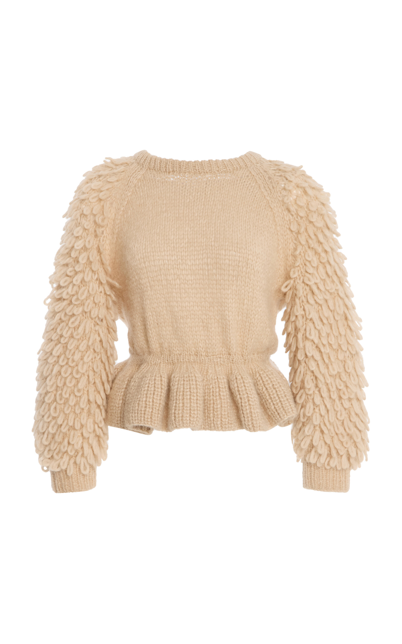 Ulla Johnson Selene Textured Alpaca-Blend Sweater - Moda Operandi
