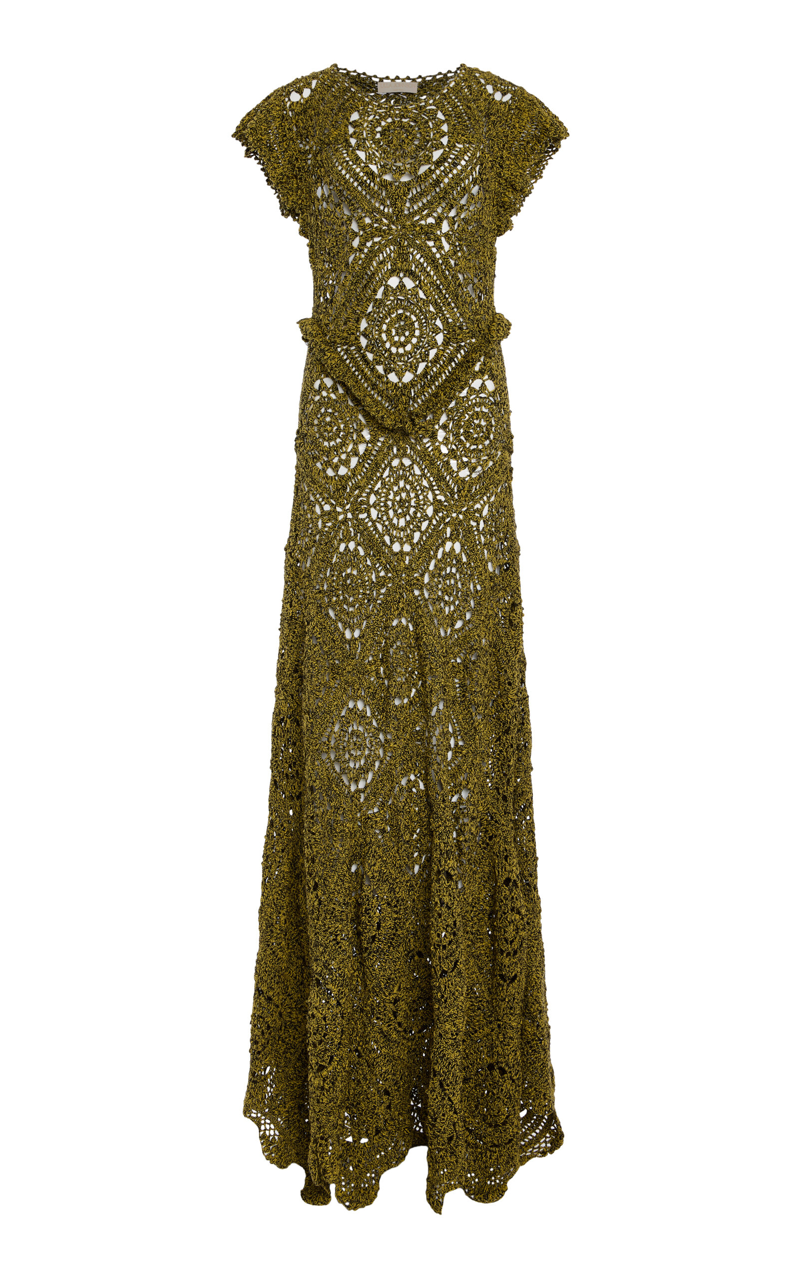 Ulla Johnson Annalisa Cotton-Crochet Maxi  Dress