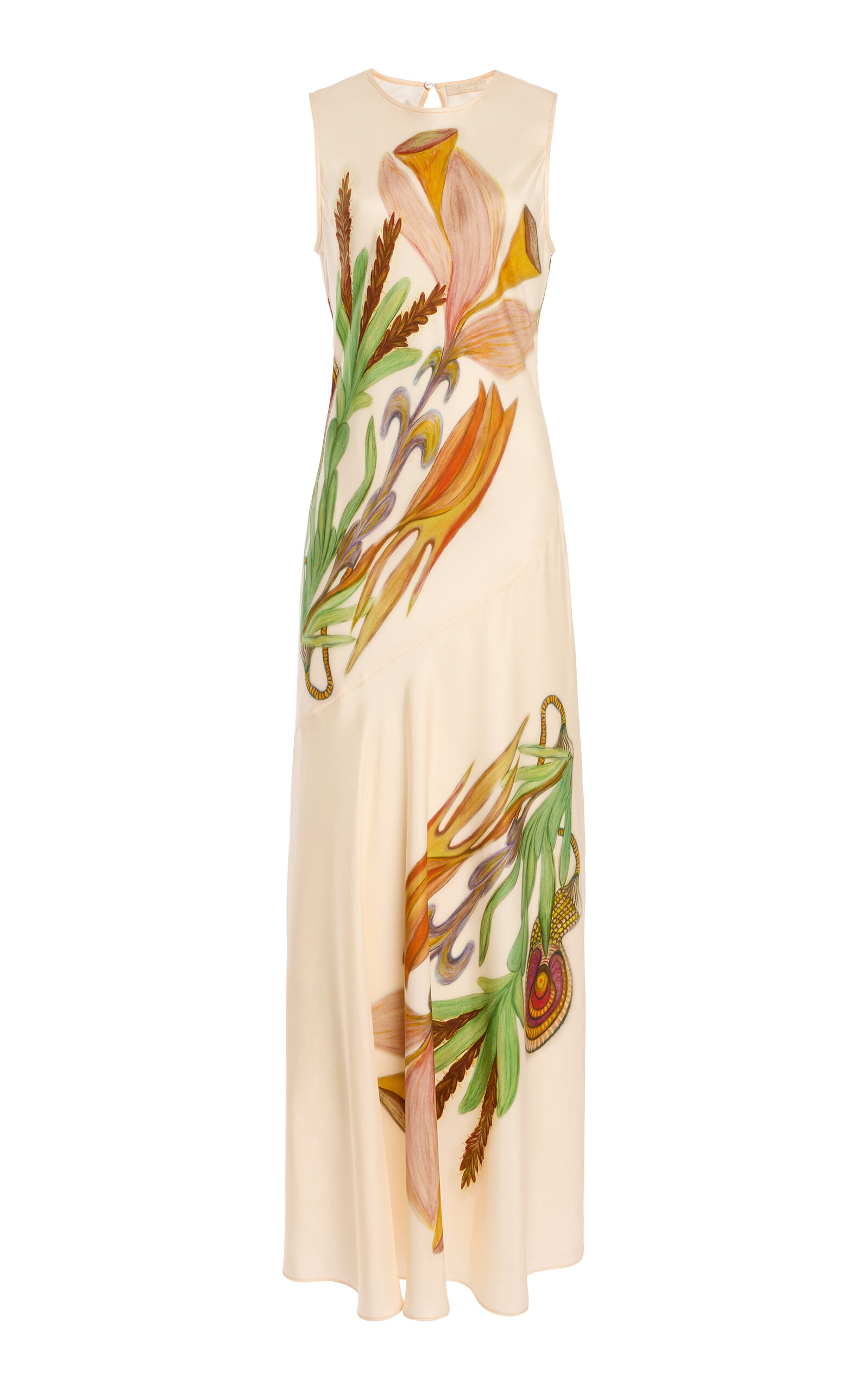 Ulla Johnson Gaea Printed Silk Maxi Dress - Women's Clothing