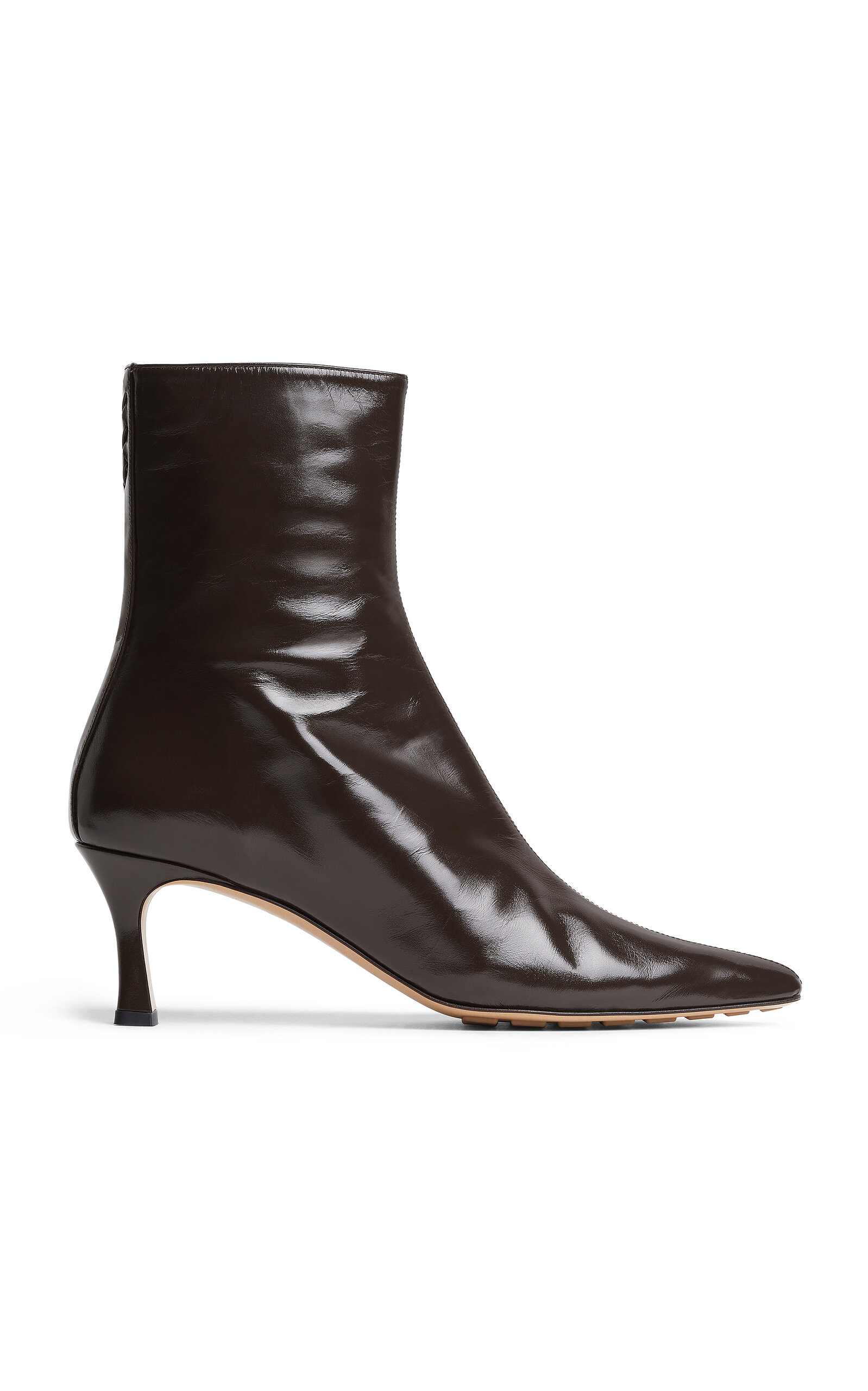Bottega Veneta Sofia 60mm Calfskin Ankle Boots In Brown