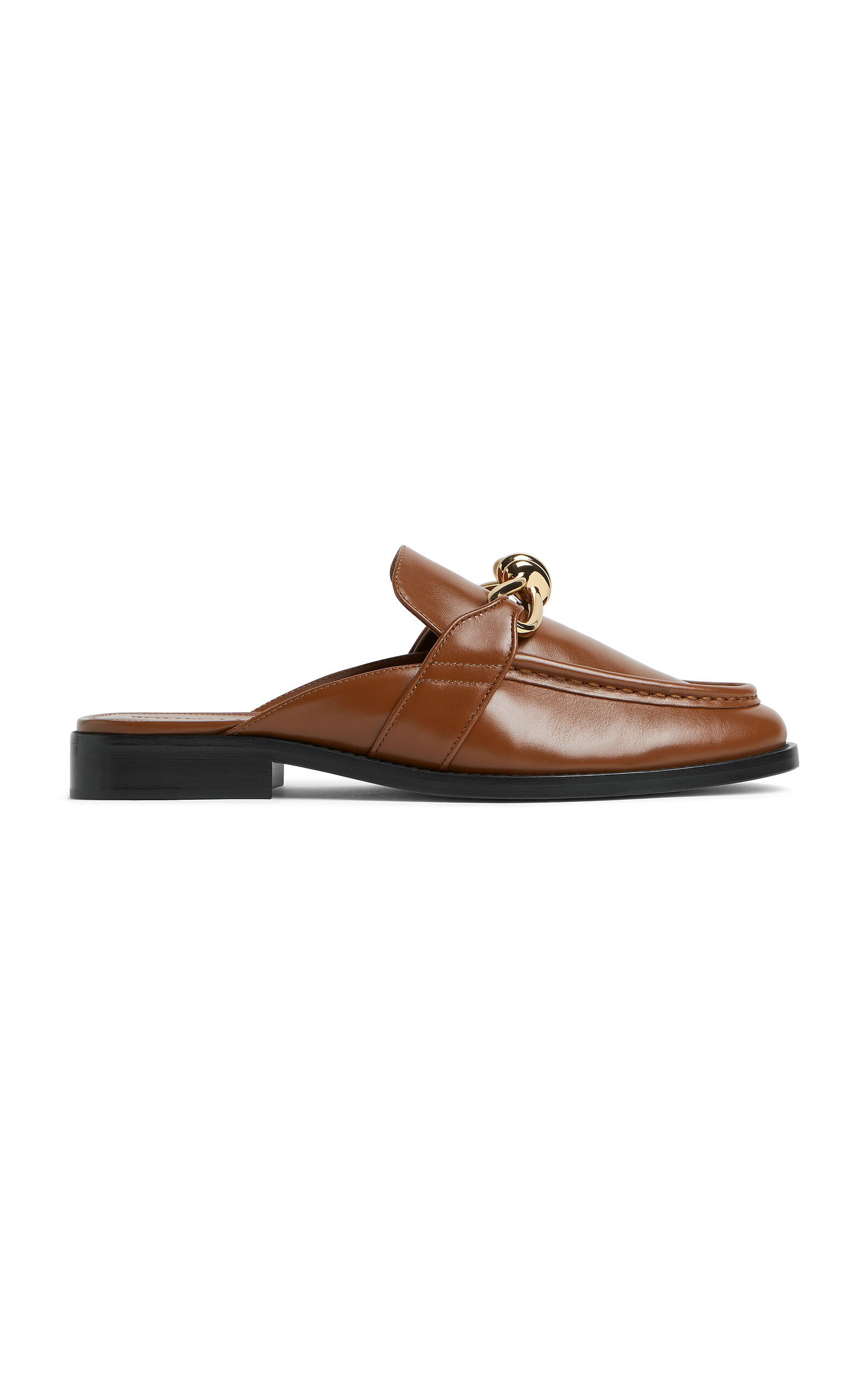 Bottega Veneta Astaire Calfskin Loafer Mules