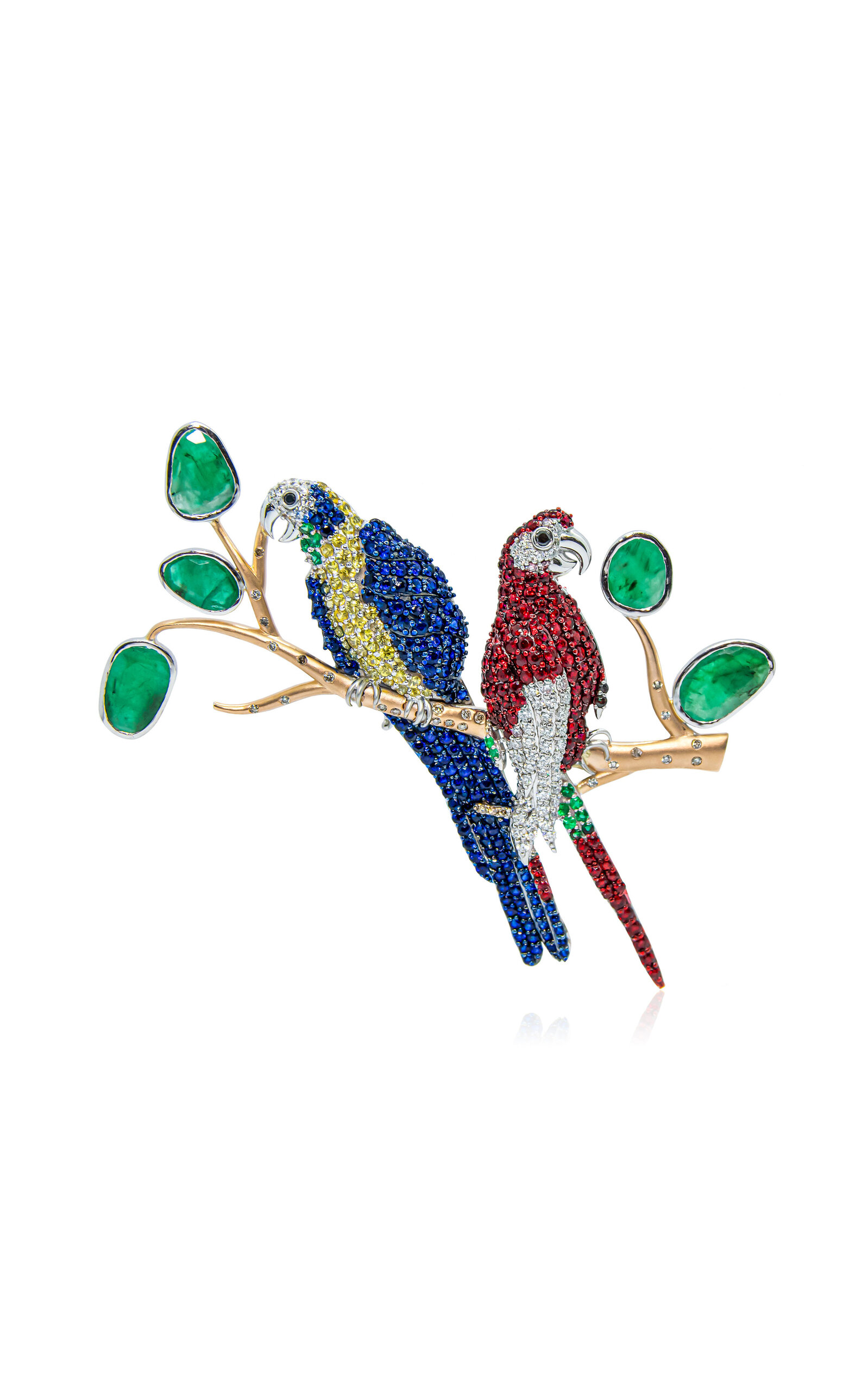 Ashna Mehta 18k Rose Gold And White Gold Love Birds Customized Bag Bijoux